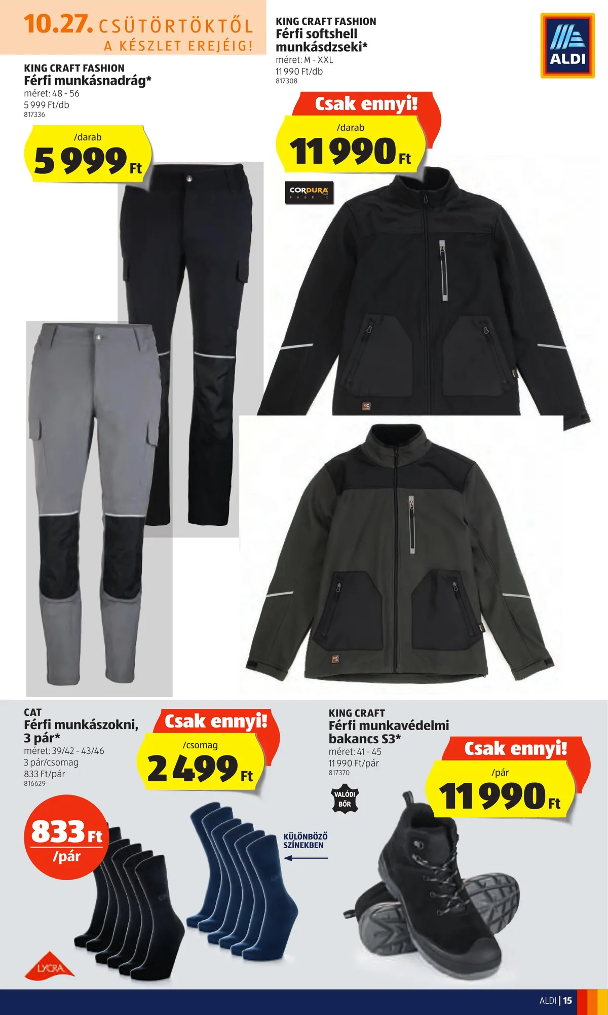 Aldi akciós újság 10.27–11.02 – 15. oldal