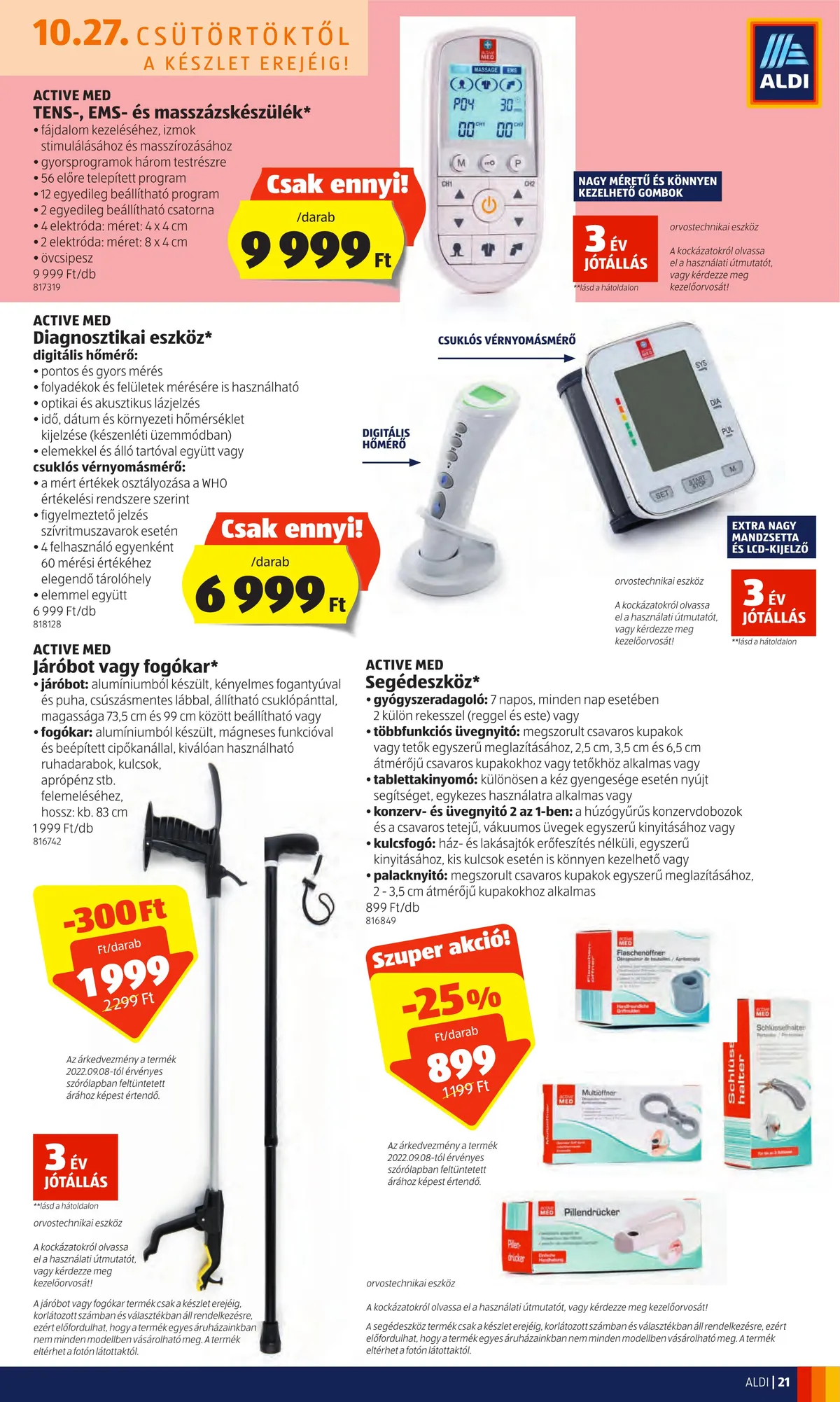 Aldi akciós újság 10.27–11.02 – 21. oldal