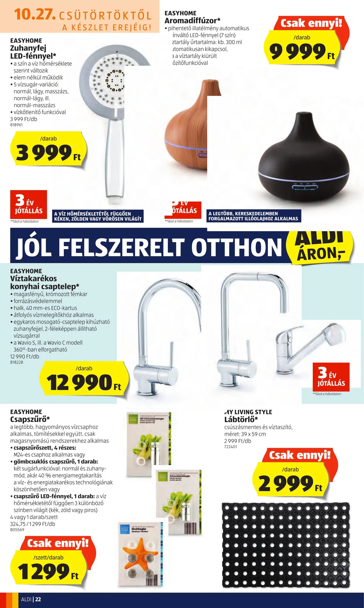 Aldi akciós újság 10.27–11.02 – 22. oldal