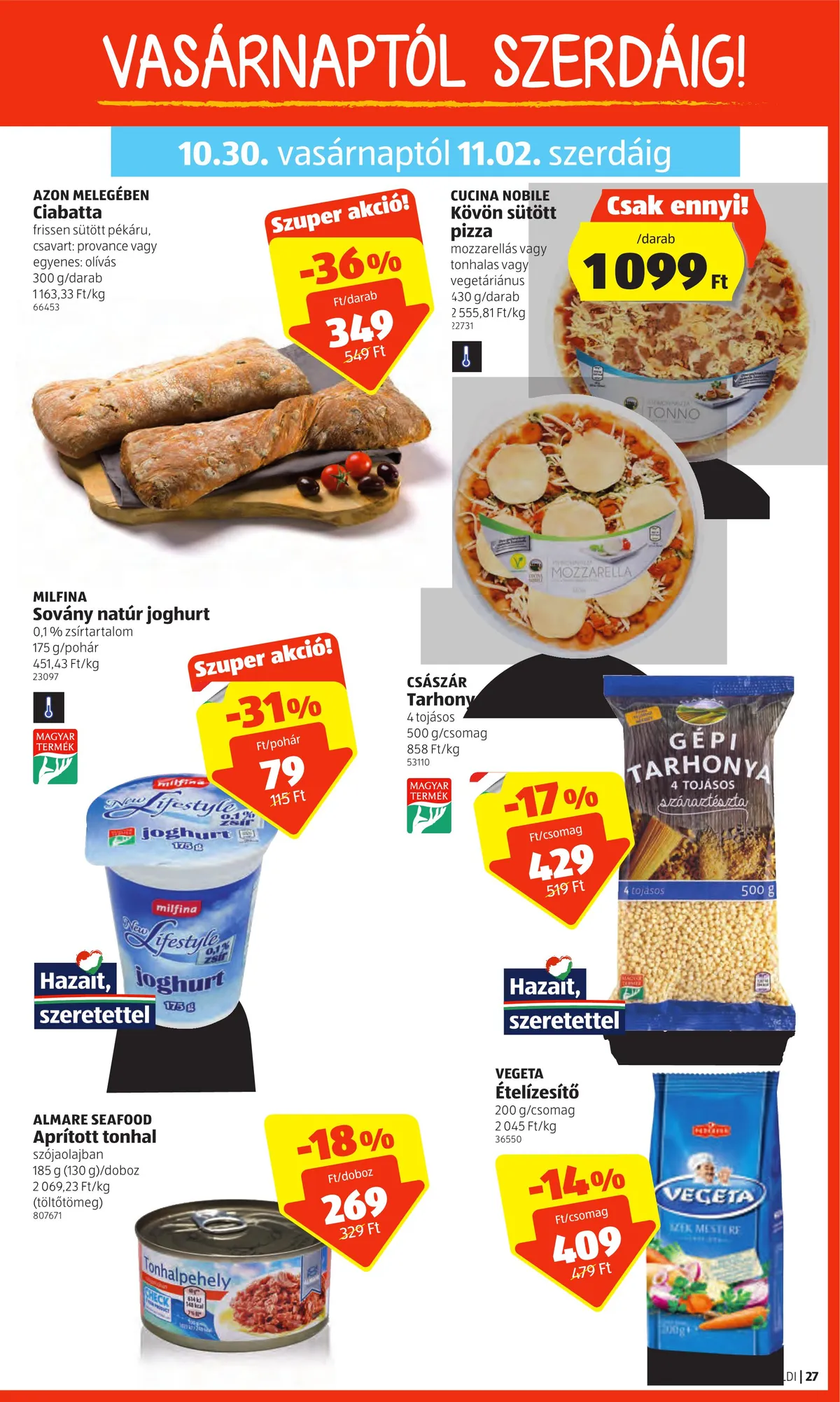 Aldi akciós újság 10.27–11.02 – 27. oldal