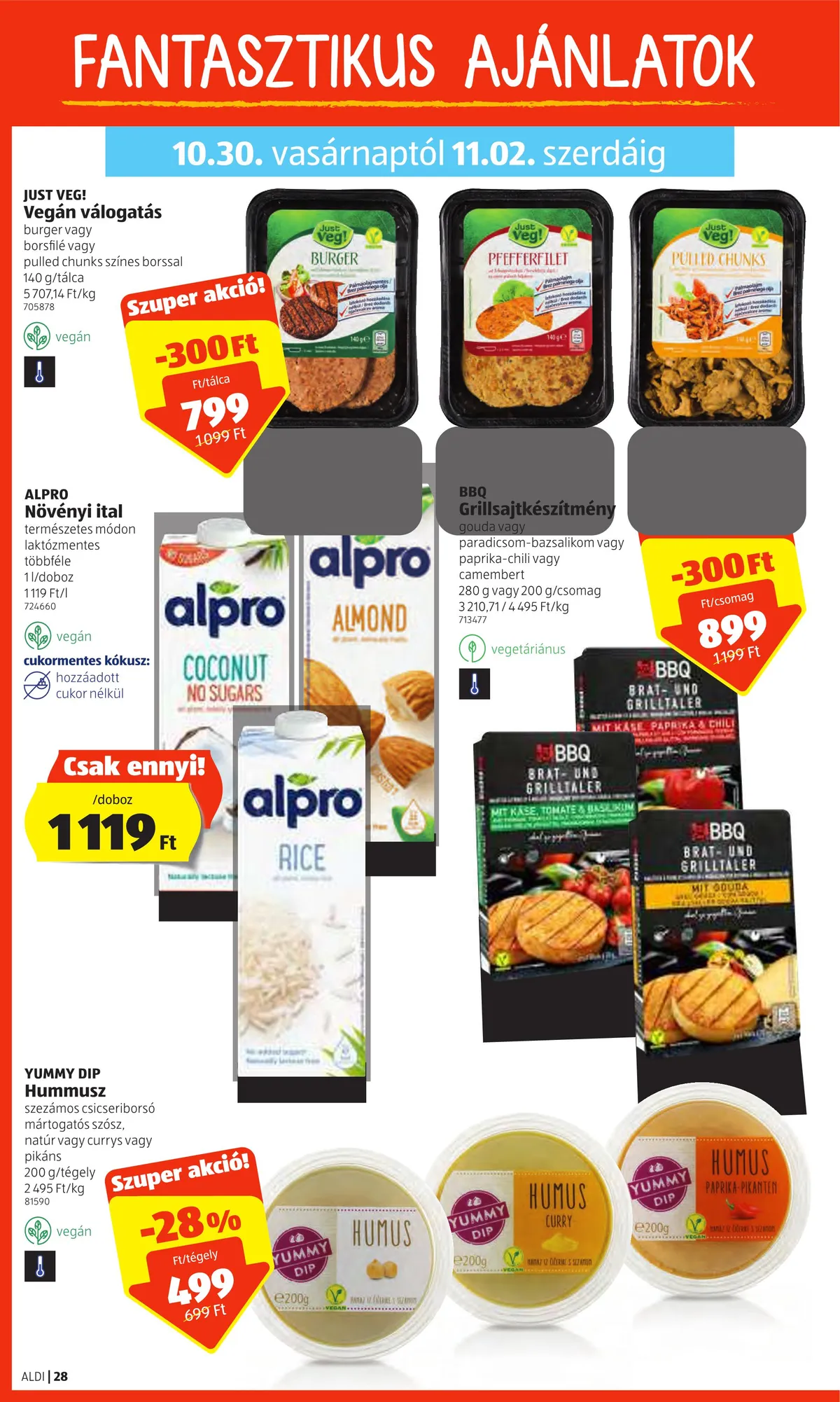 Aldi akciós újság 10.27–11.02 – 28. oldal