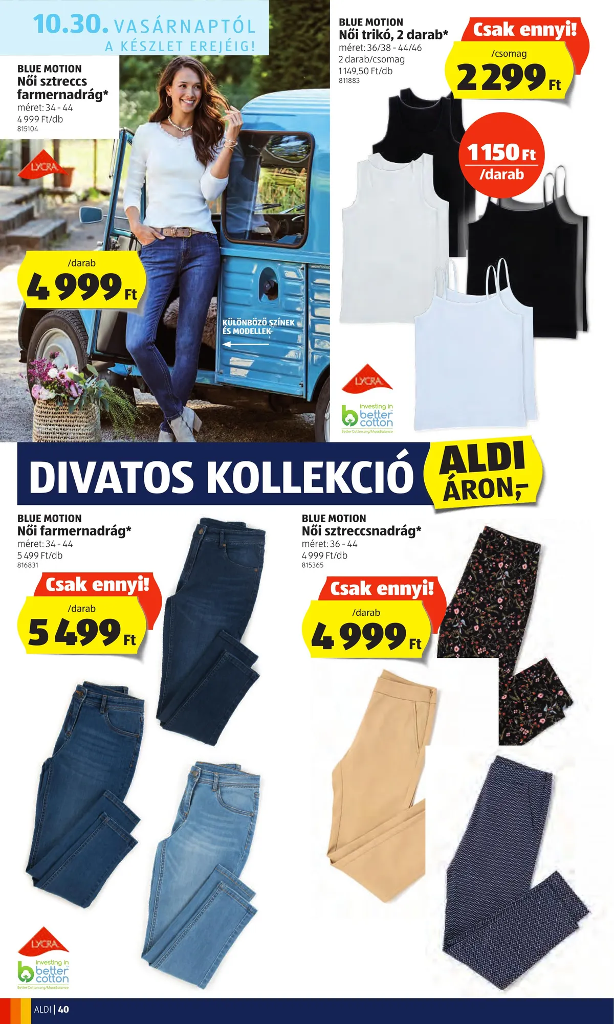 Aldi akciós újság 10.27–11.02 – 40. oldal
