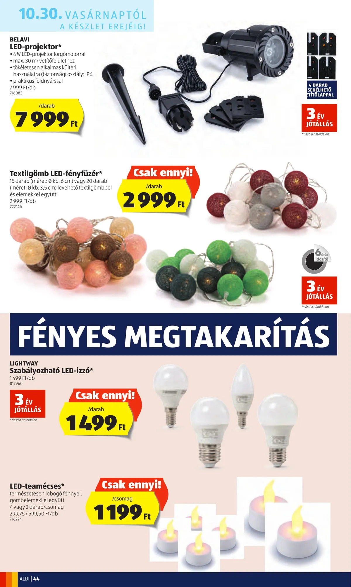 Aldi akciós újság 10.27–11.02 – 44. oldal
