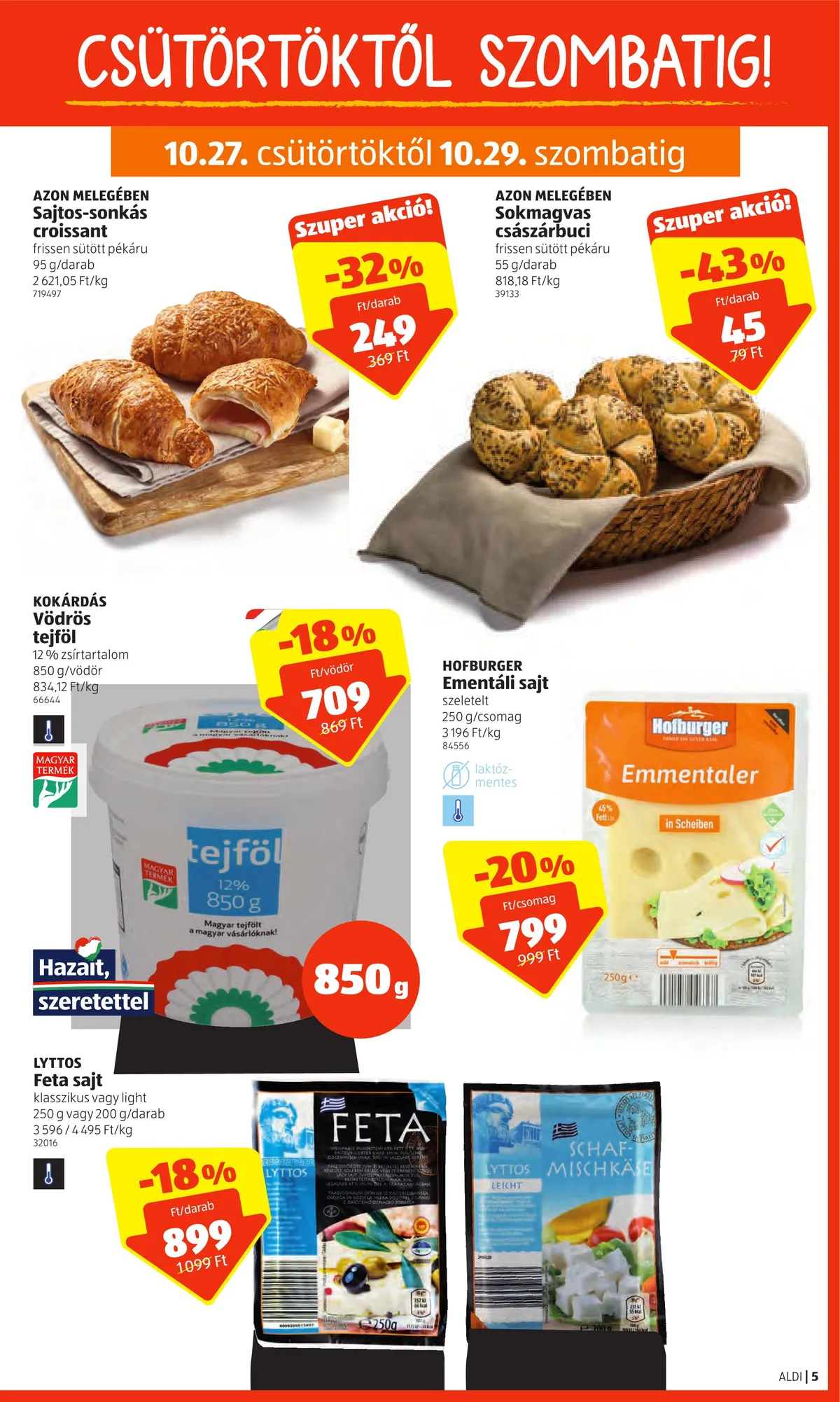 Aldi akciós újság 10.27–11.02 – 5. oldal