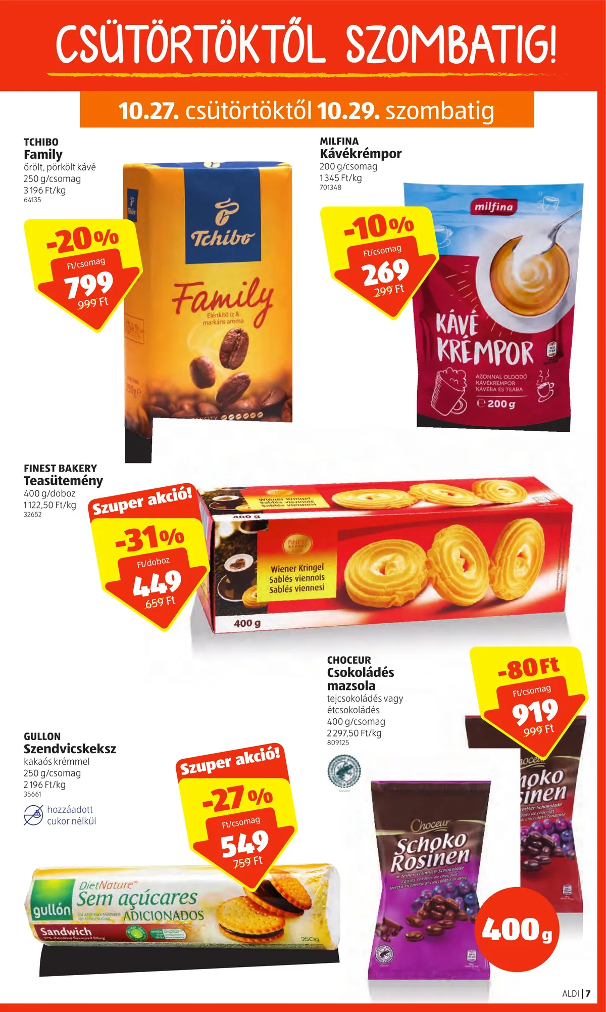 Aldi akciós újság 10.27–11.02 – 7. oldal