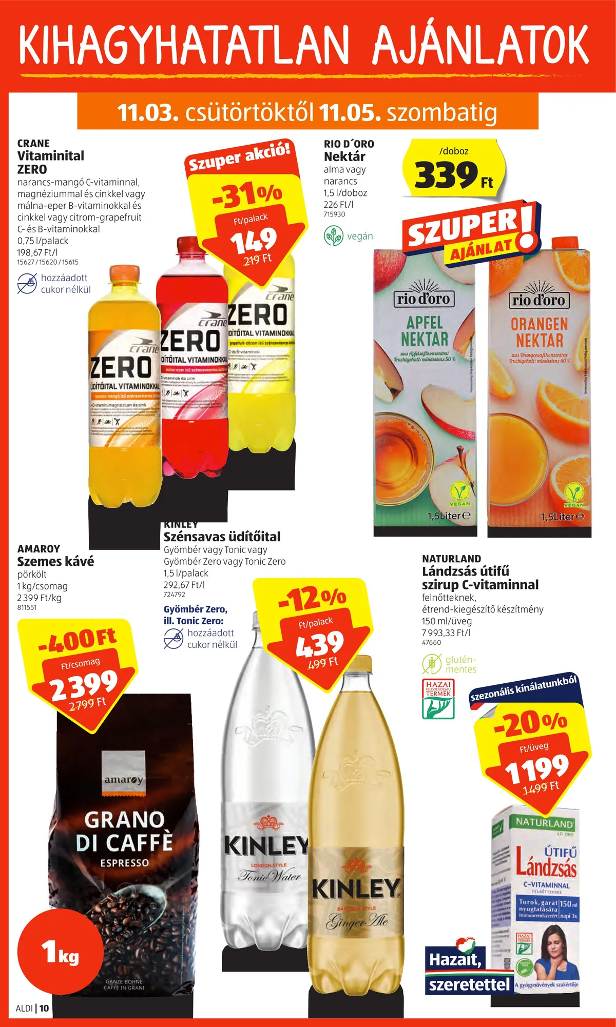 Aldi akciós újság 11.03–11.09 – 10. oldal