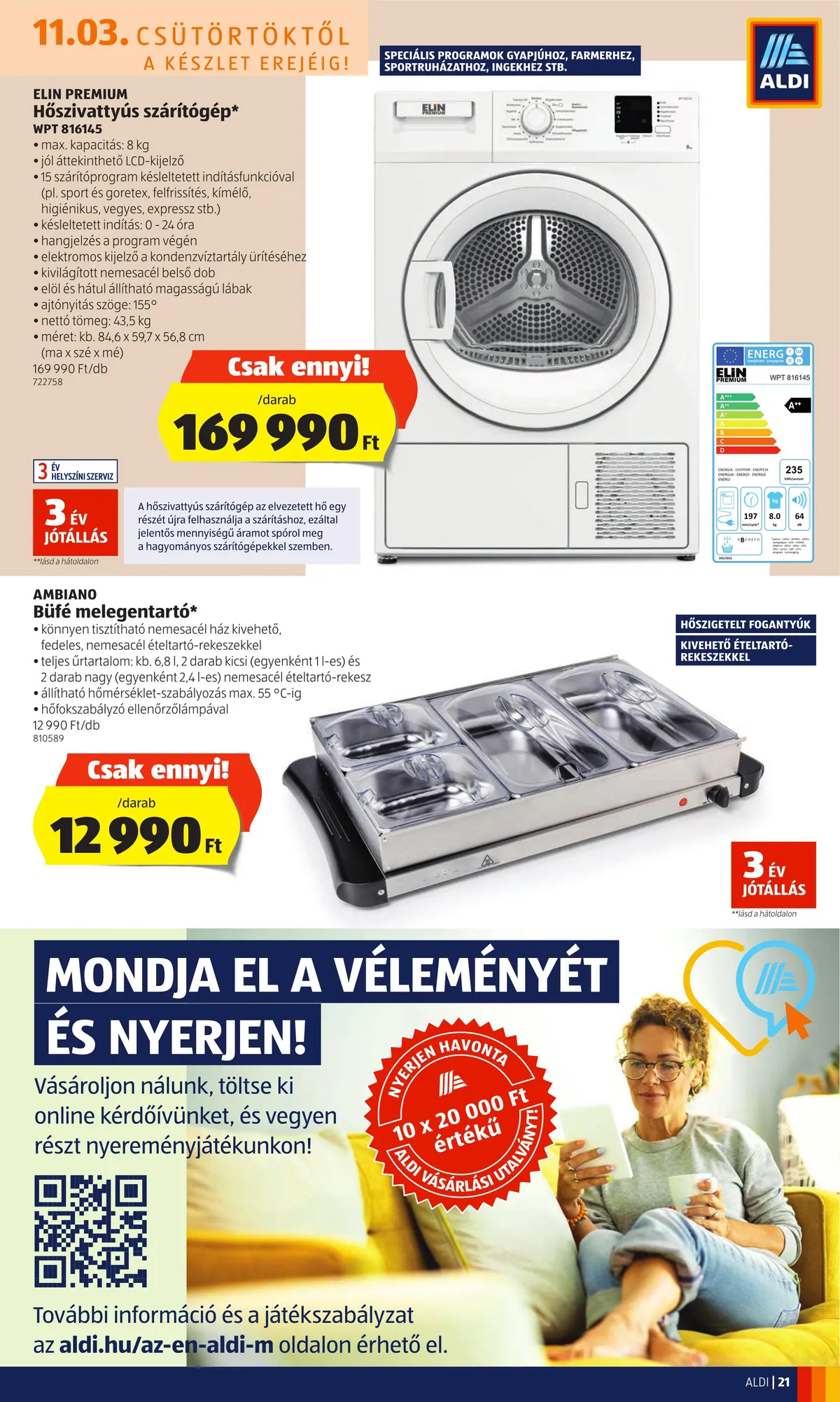 Aldi akciós újság 11.03–11.09 – 21. oldal