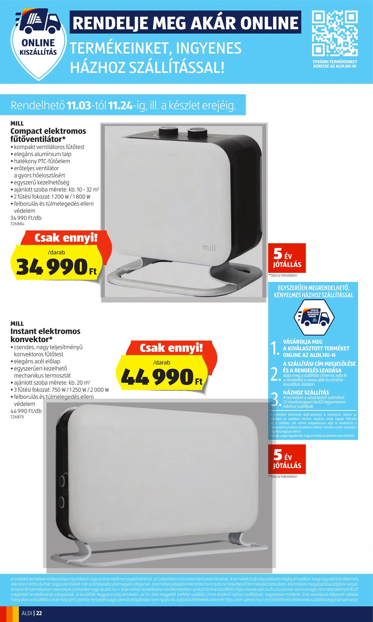 Aldi akciós újság 11.03–11.09 – 22. oldal