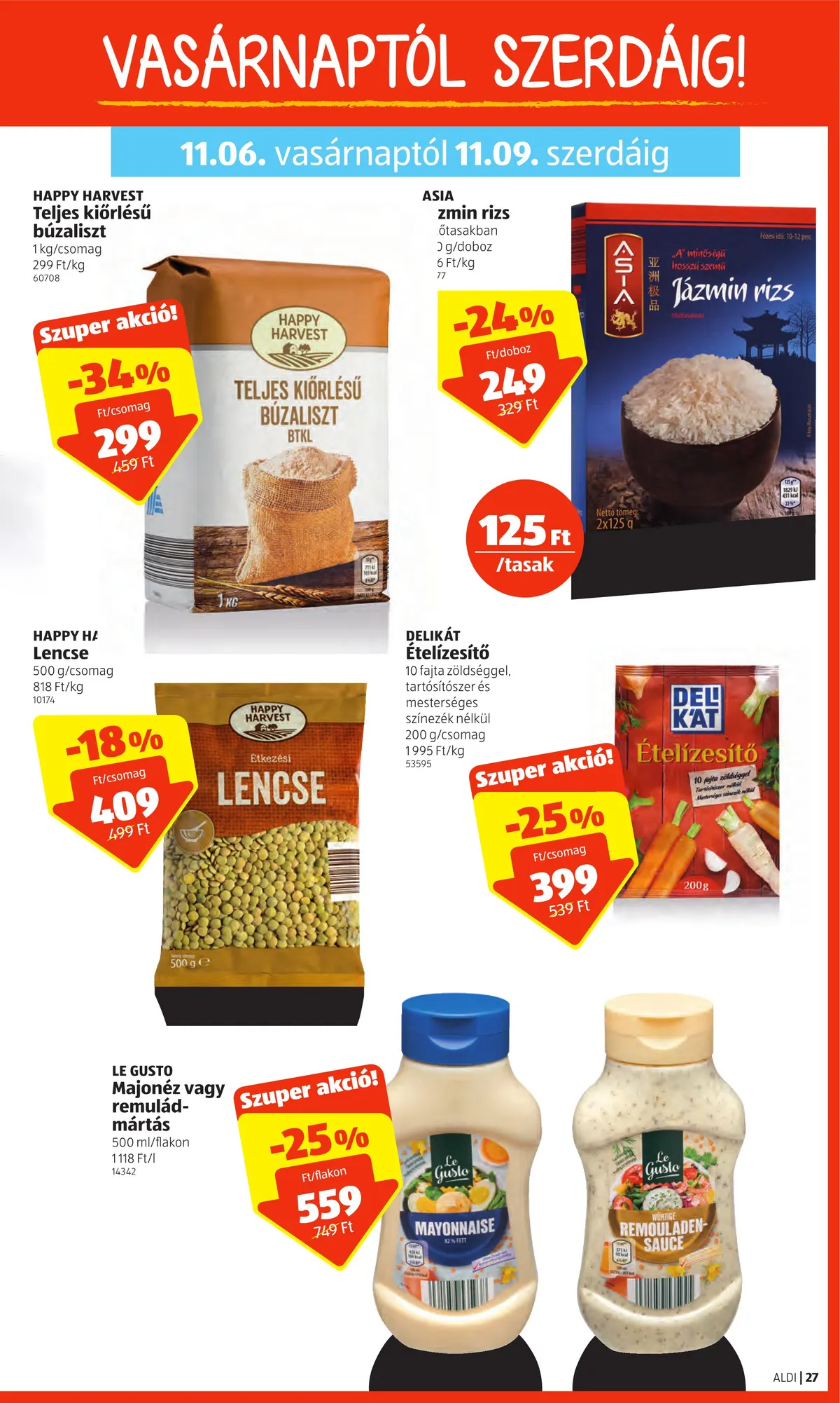 Aldi akciós újság 11.03–11.09 – 27. oldal