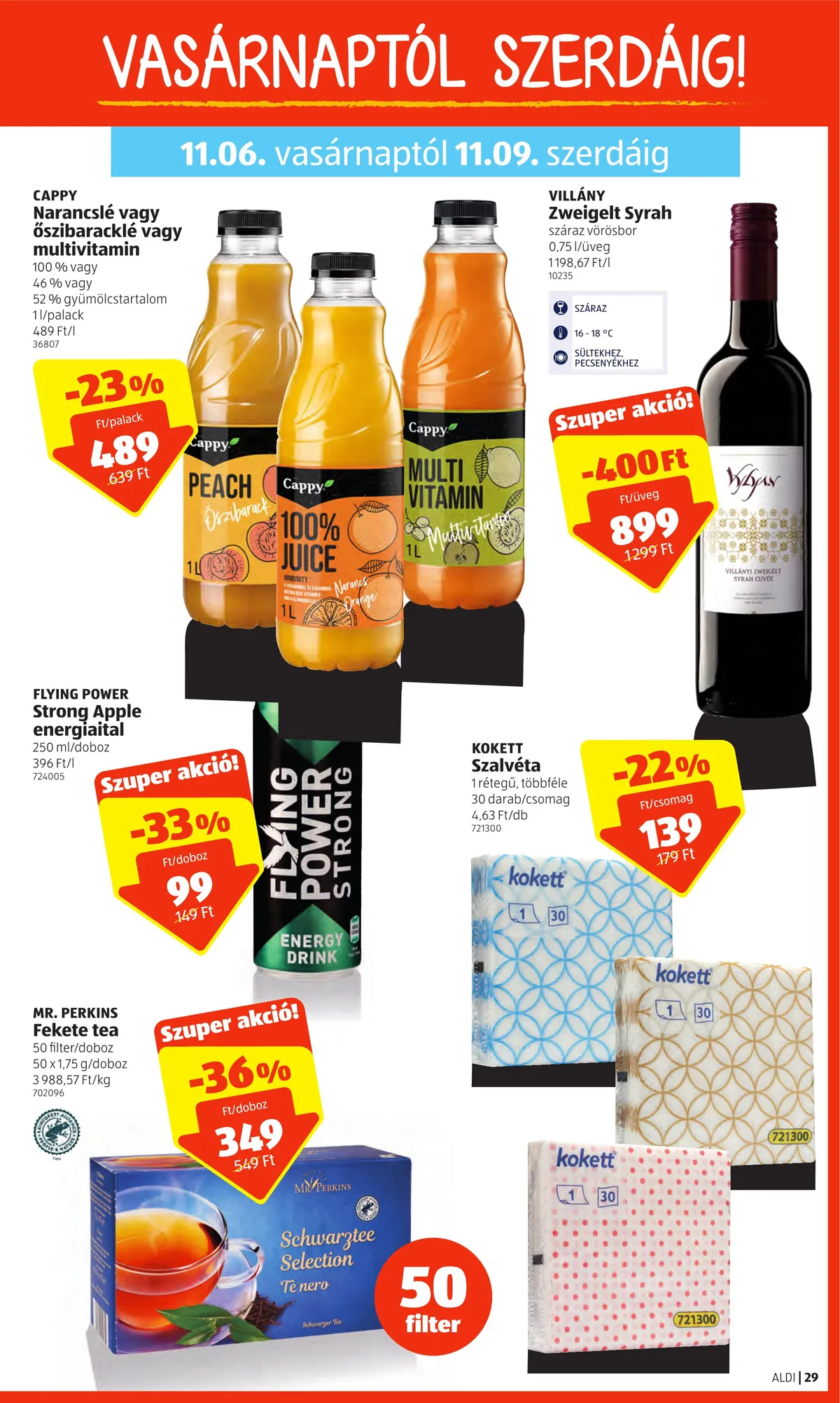 Aldi akciós újság 11.03–11.09 – 29. oldal