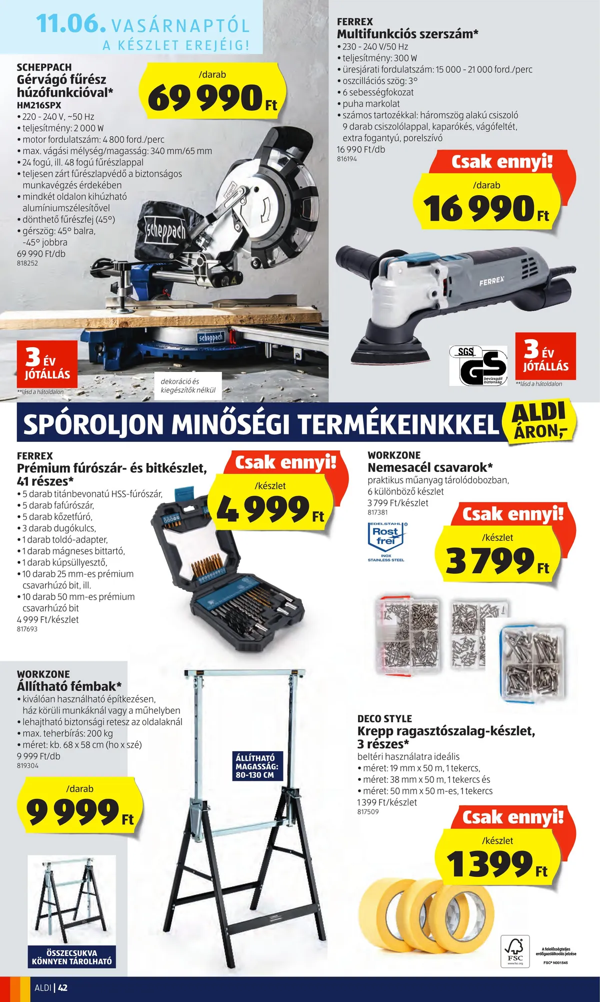 Aldi akciós újság 11.03–11.09 – 42. oldal