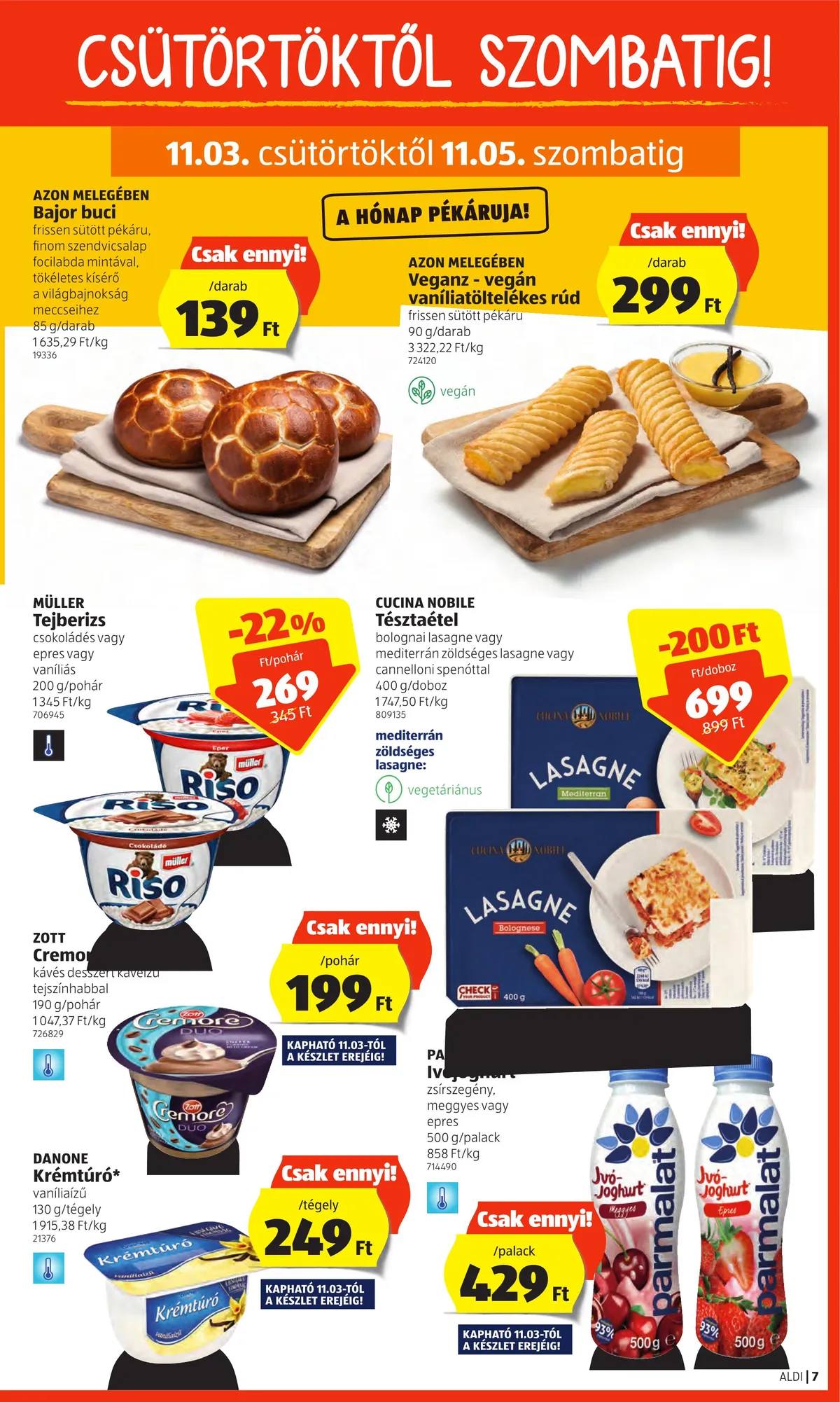 Aldi akciós újság 11.03–11.09 – 7. oldal