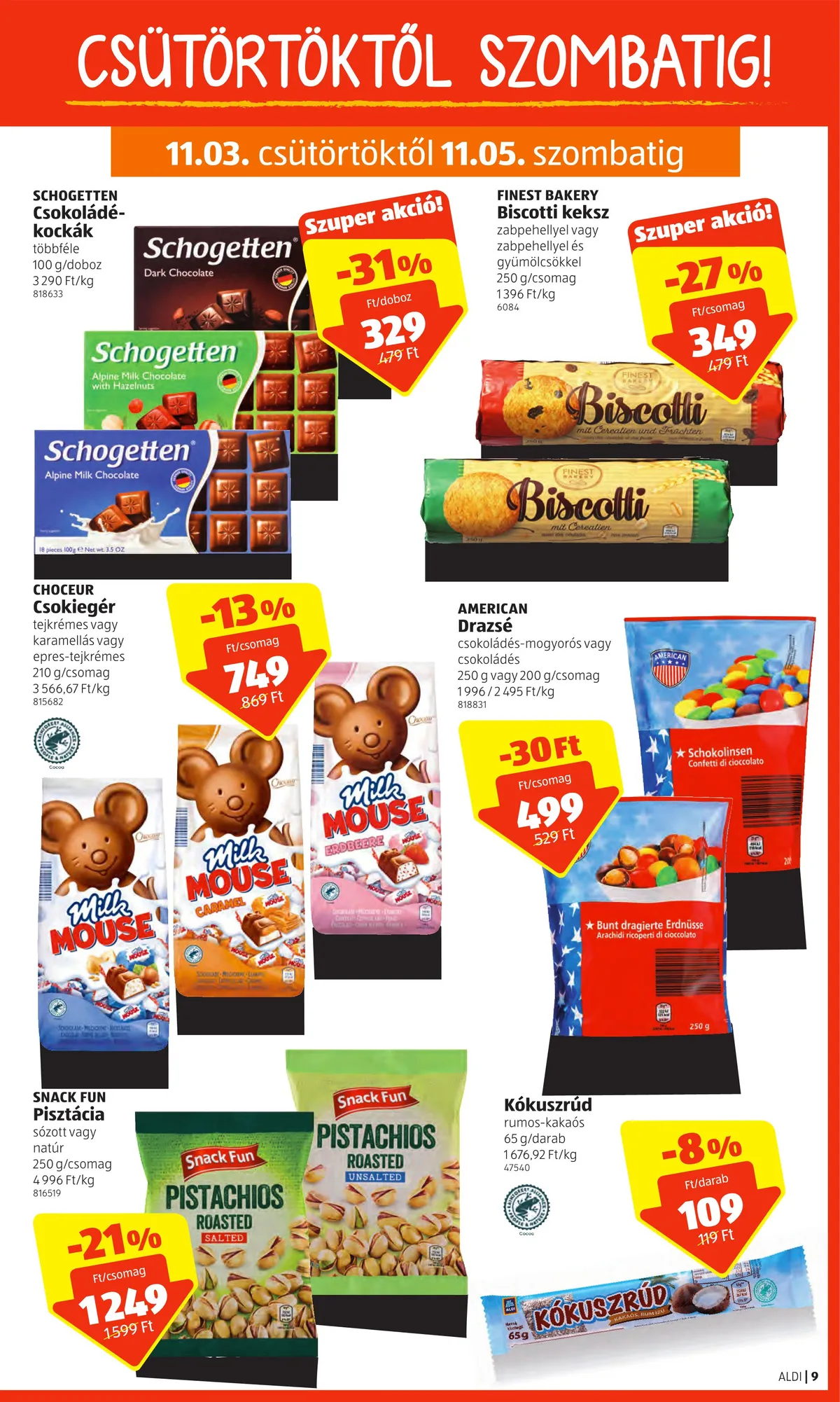 Aldi akciós újság 11.03–11.09 – 9. oldal
