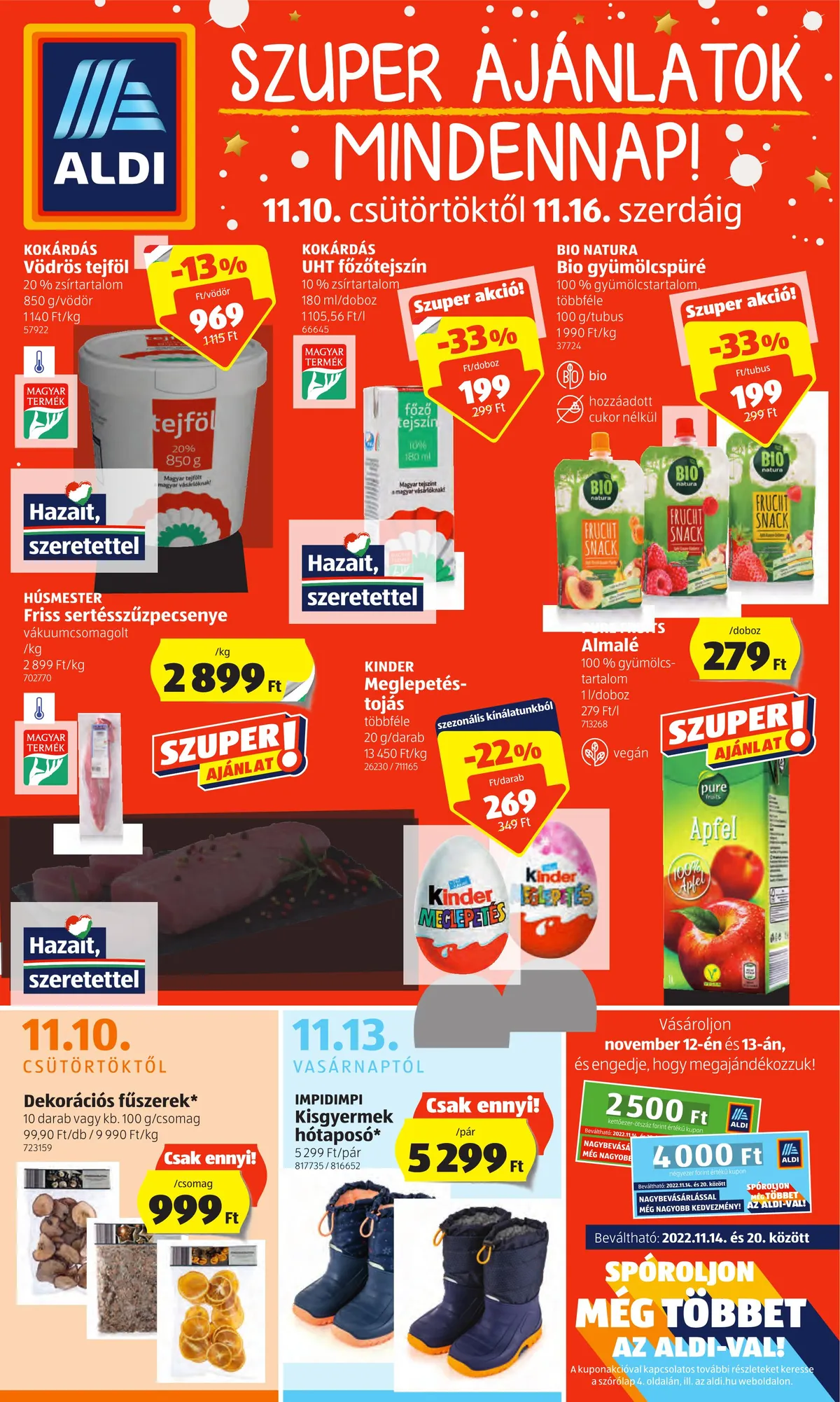 Aldi akciós újság 11.10–11.16