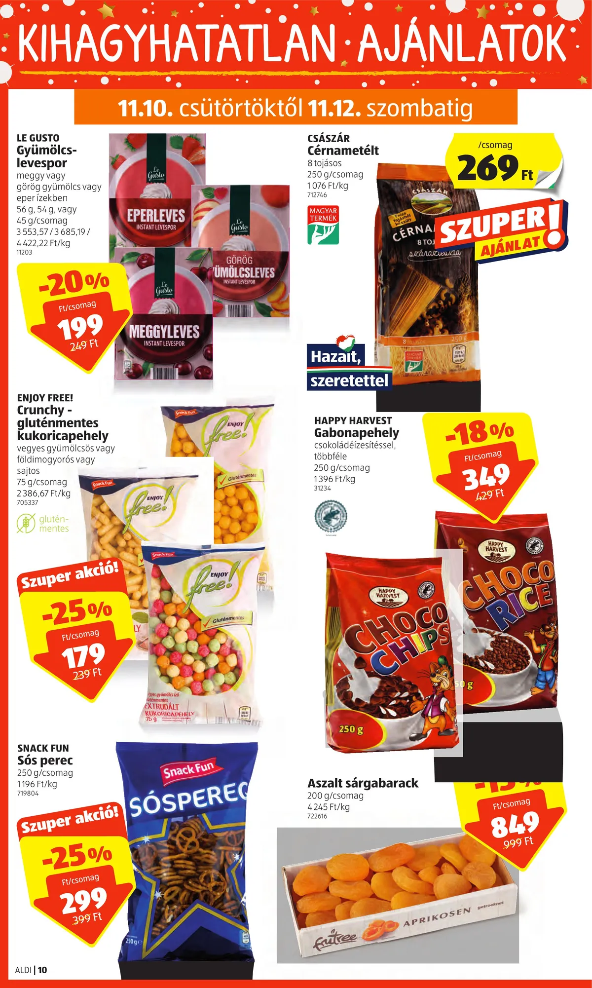 Aldi akciós újság 11.10–11.16 – 10. oldal