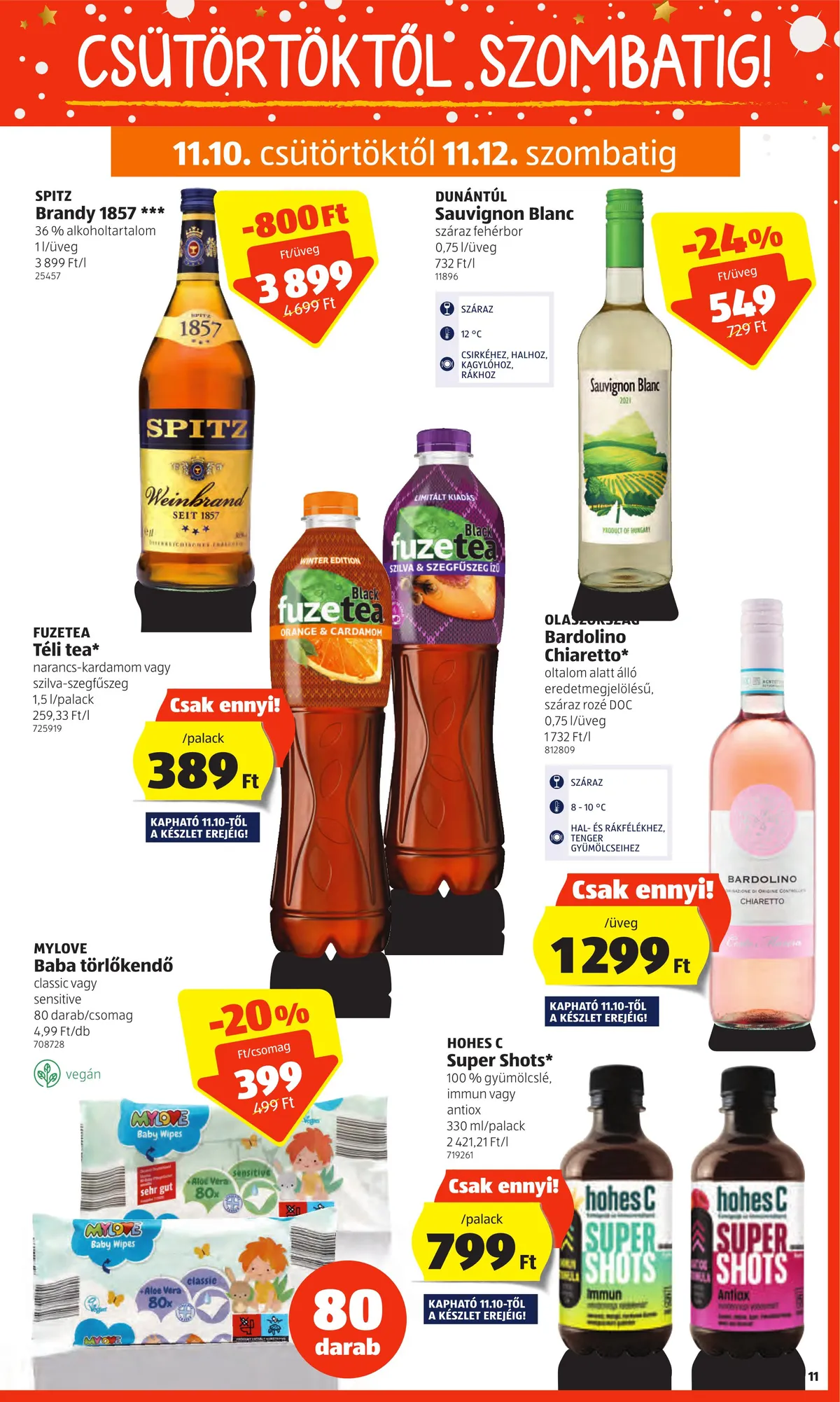 Aldi akciós újság 11.10–11.16 – 11. oldal