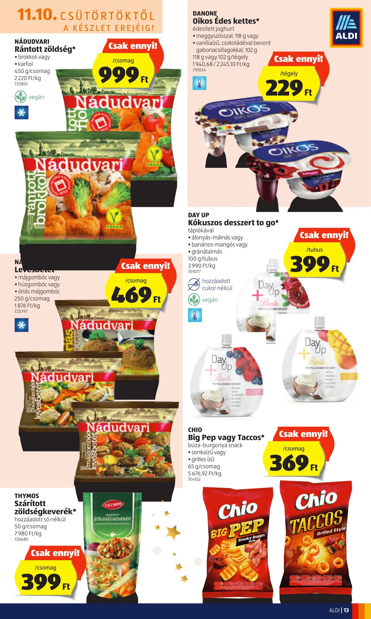 Aldi akciós újság 11.10–11.16 – 13. oldal