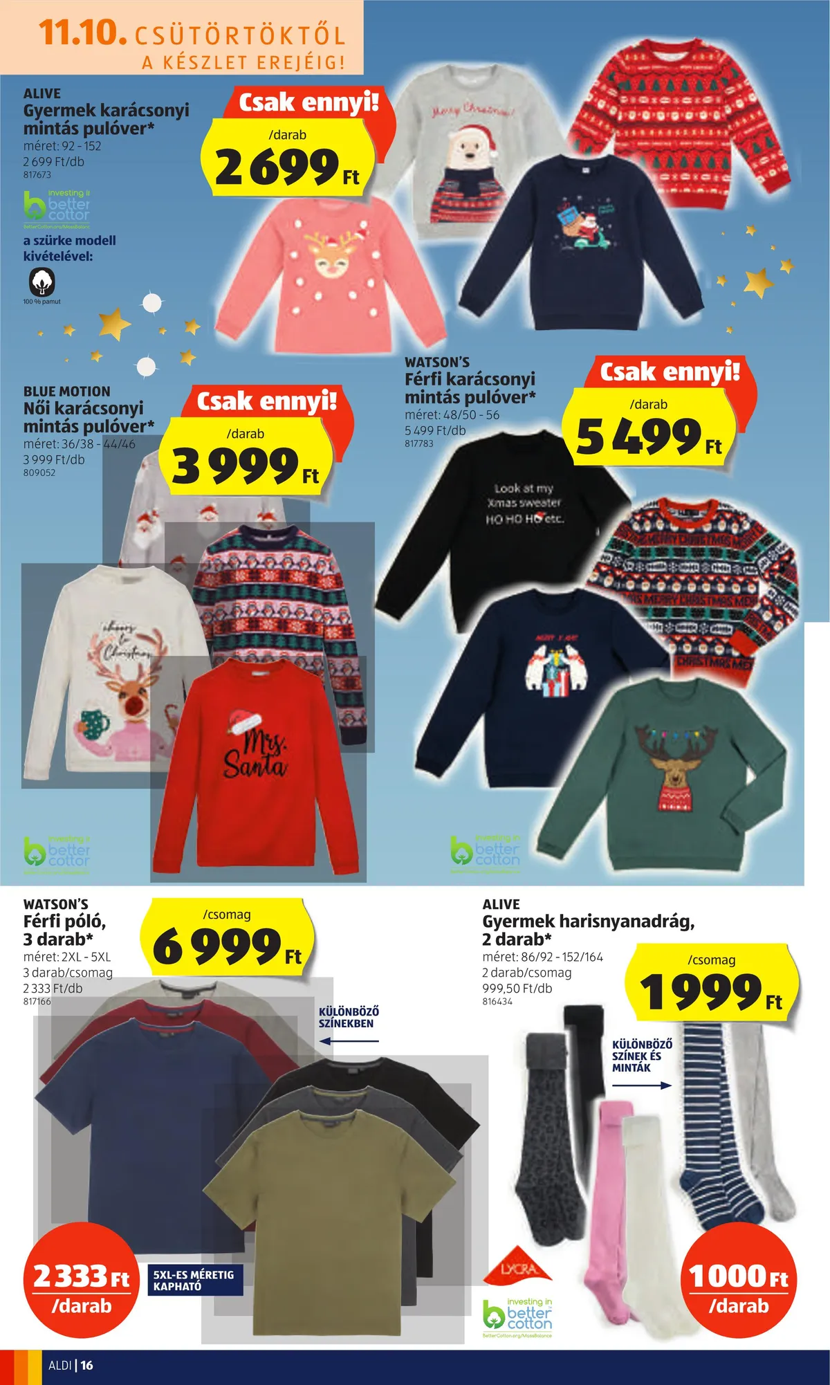 Aldi akciós újság 11.10–11.16 – 16. oldal