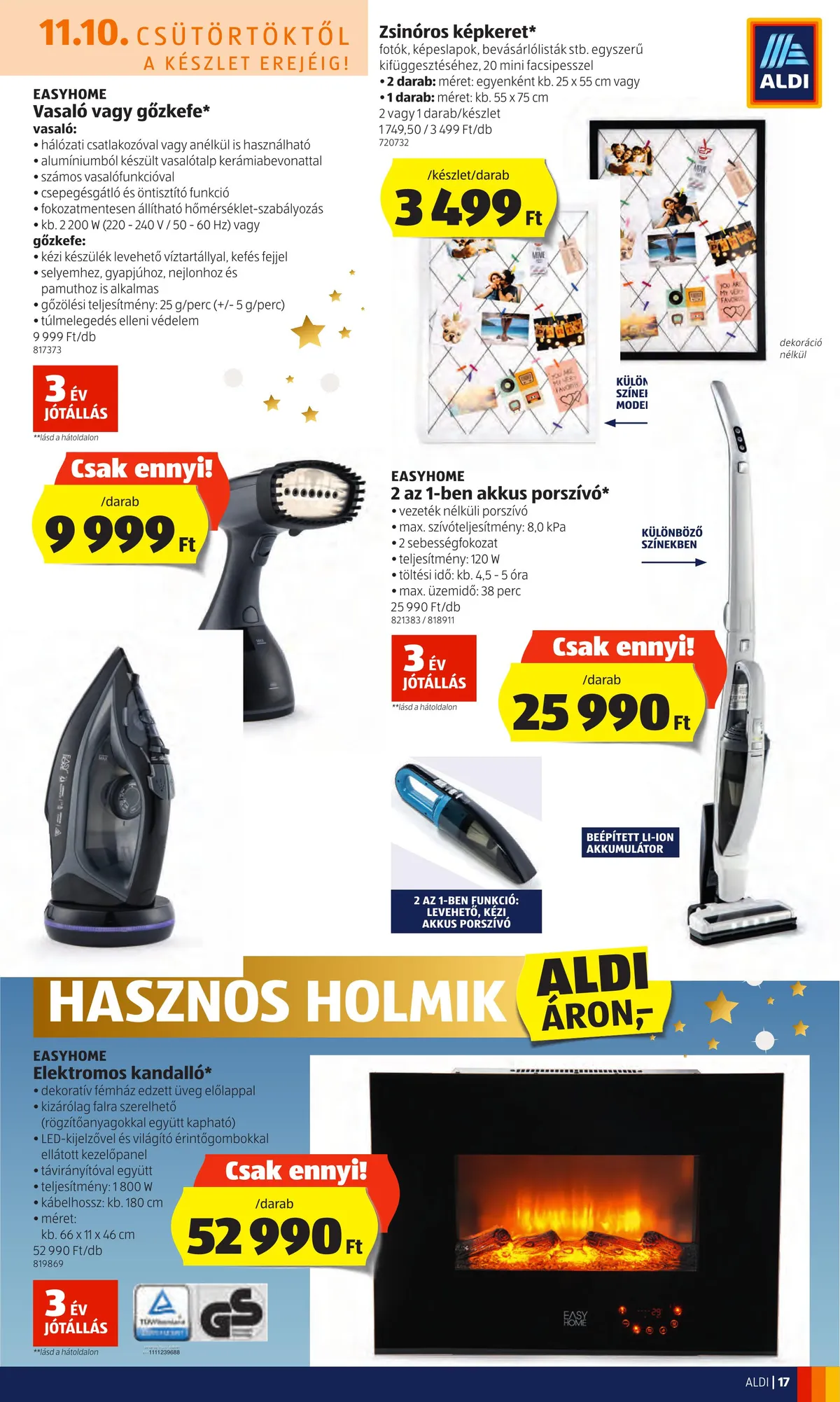 Aldi akciós újság 11.10–11.16 – 17. oldal