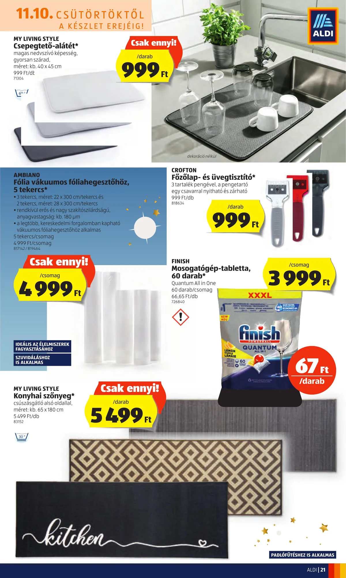Aldi akciós újság 11.10–11.16 – 21. oldal
