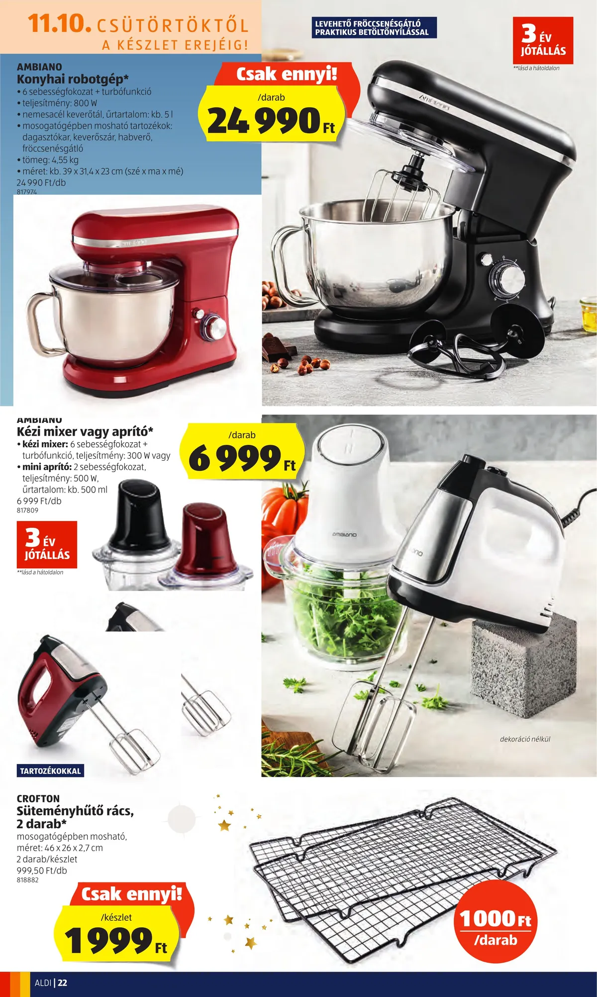 Aldi akciós újság 11.10–11.16 – 22. oldal