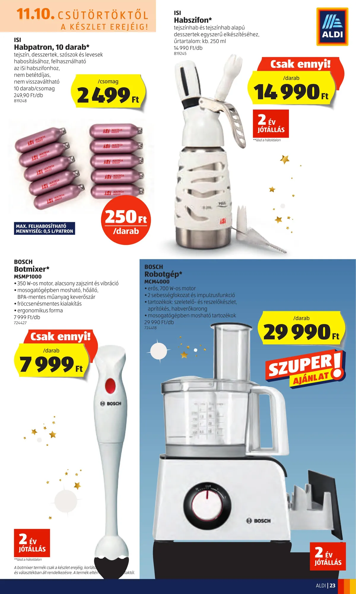Aldi akciós újság 11.10–11.16 – 23. oldal