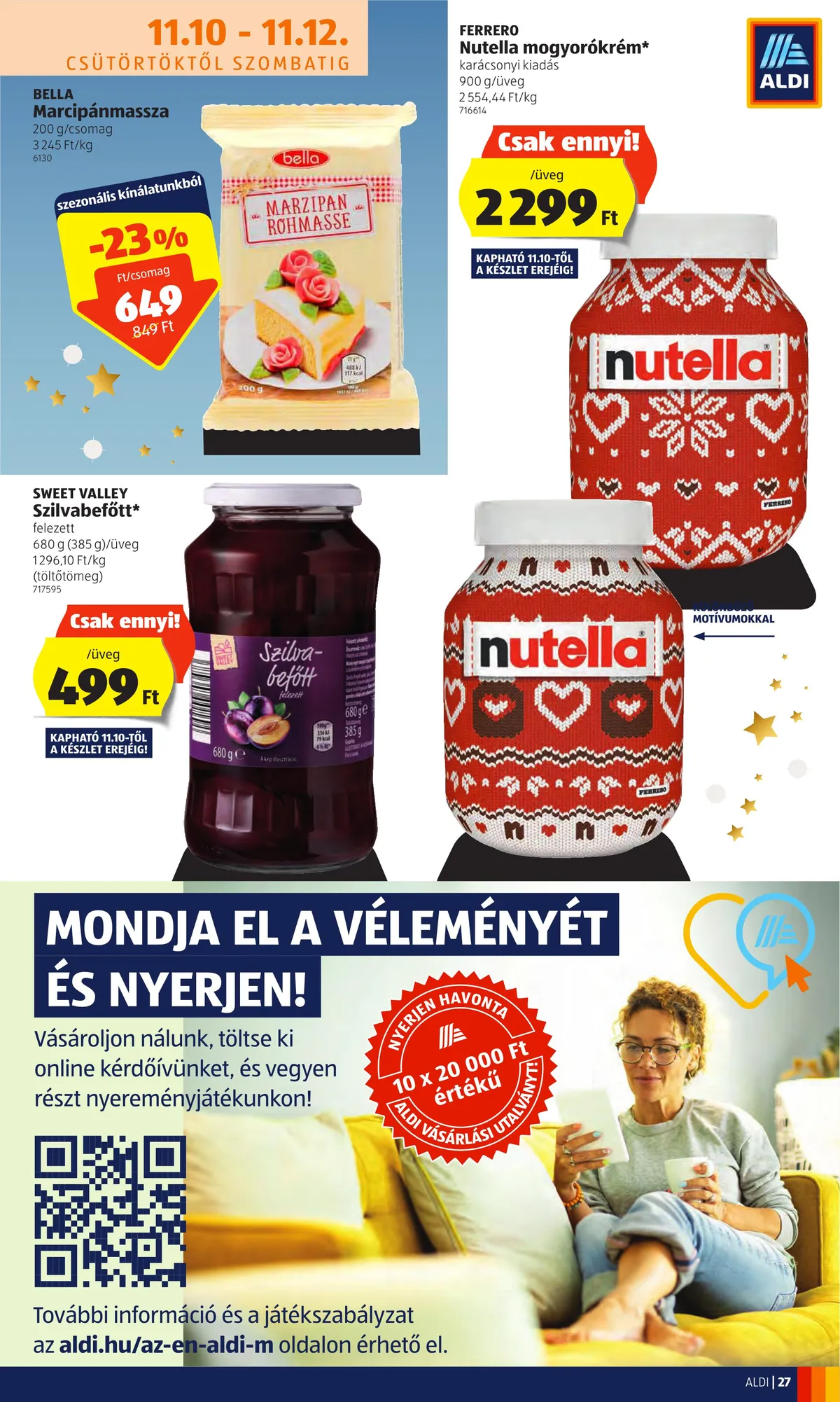 Aldi akciós újság 11.10–11.16 – 27. oldal