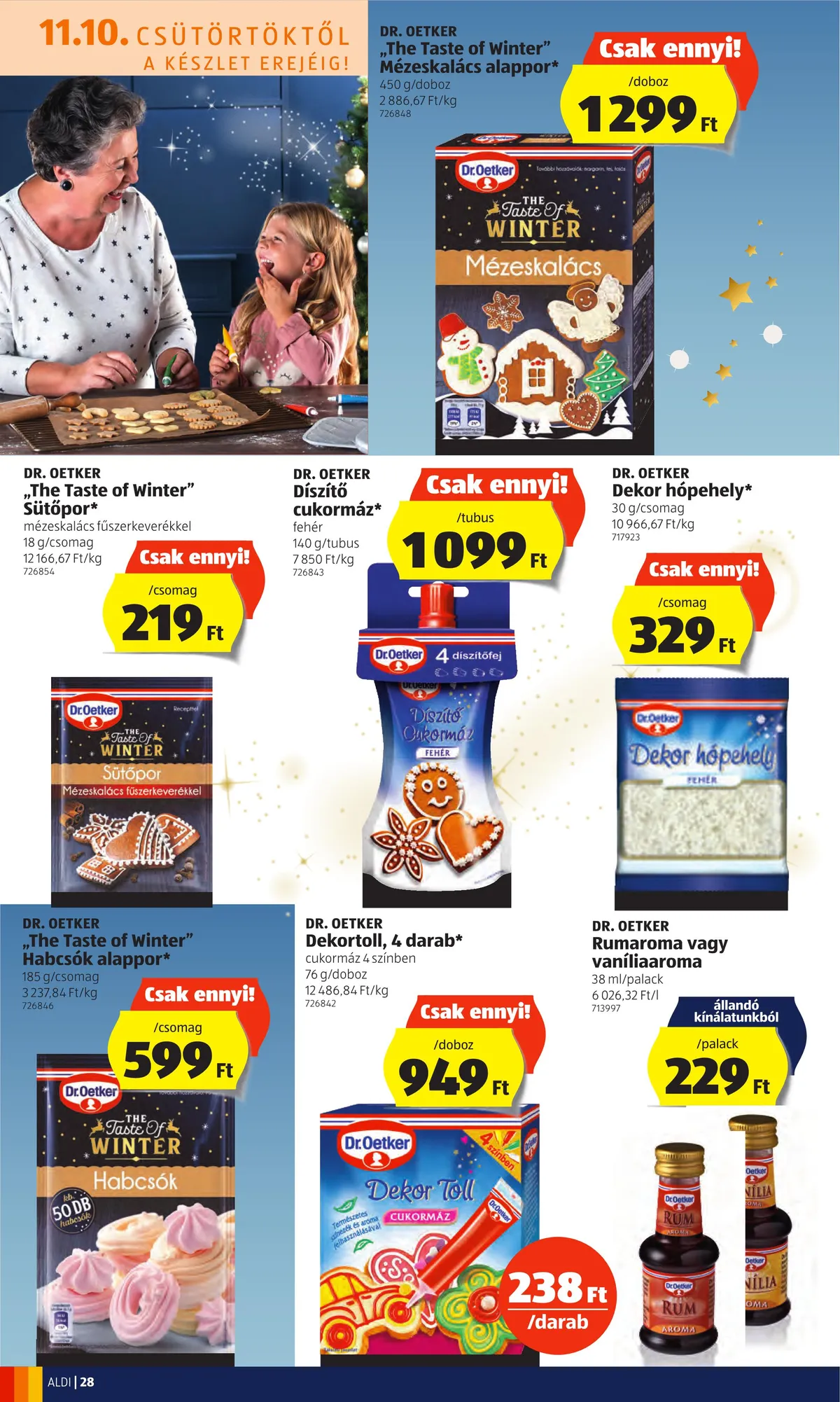 Aldi akciós újság 11.10–11.16 – 28. oldal