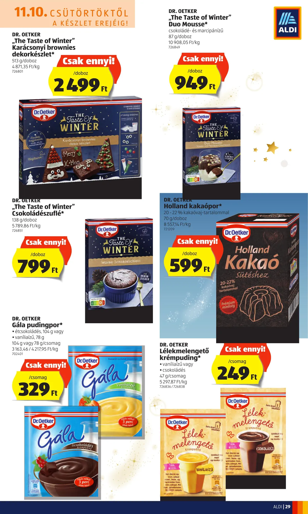 Aldi akciós újság 11.10–11.16 – 29. oldal