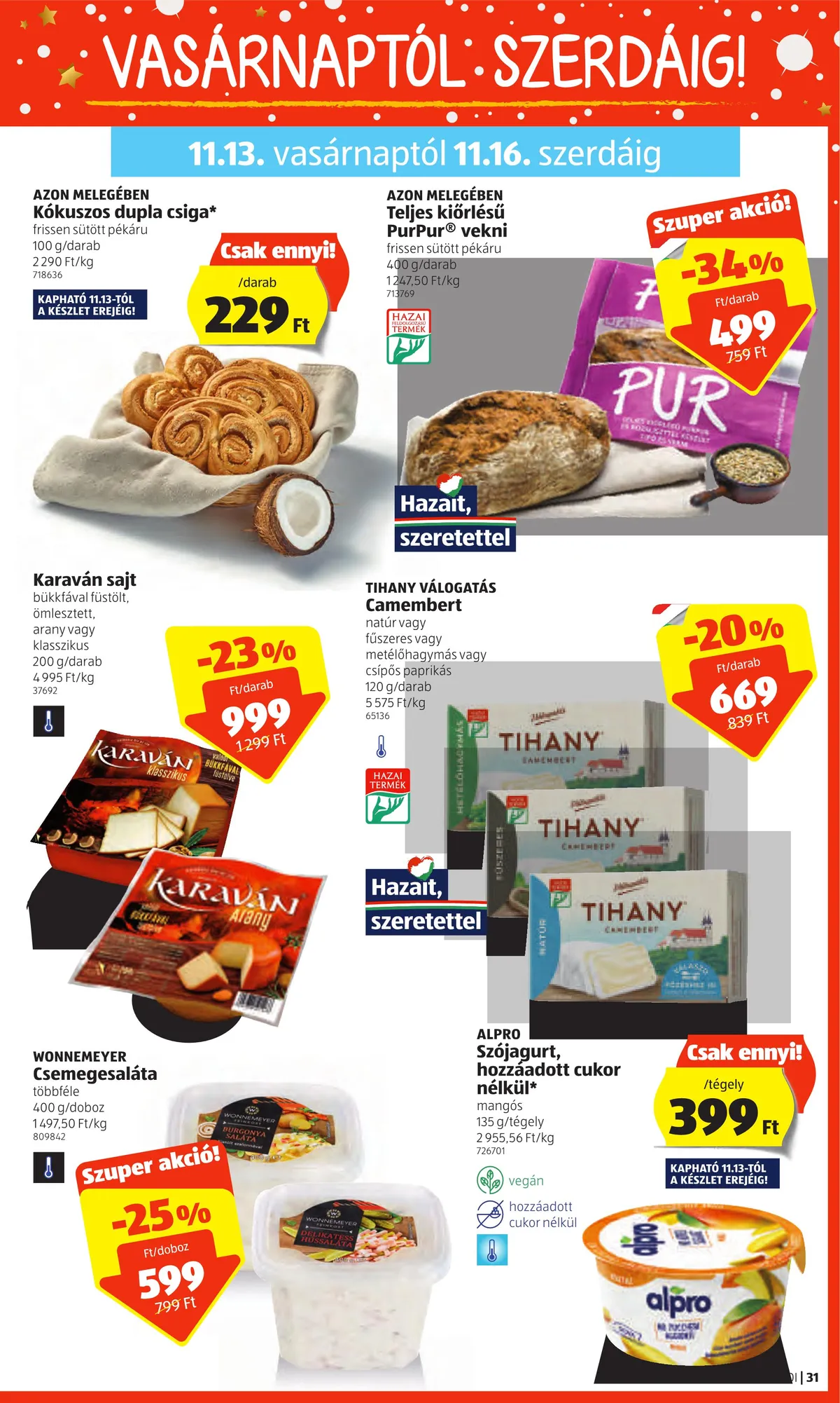 Aldi akciós újság 11.10–11.16 – 31. oldal