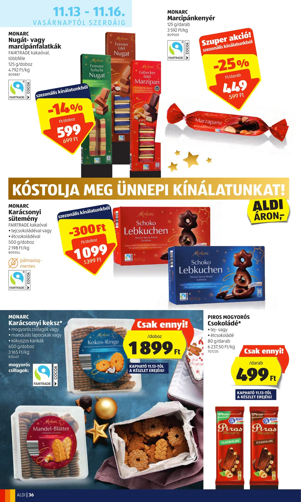 Aldi akciós újság 11.10–11.16 – 36. oldal