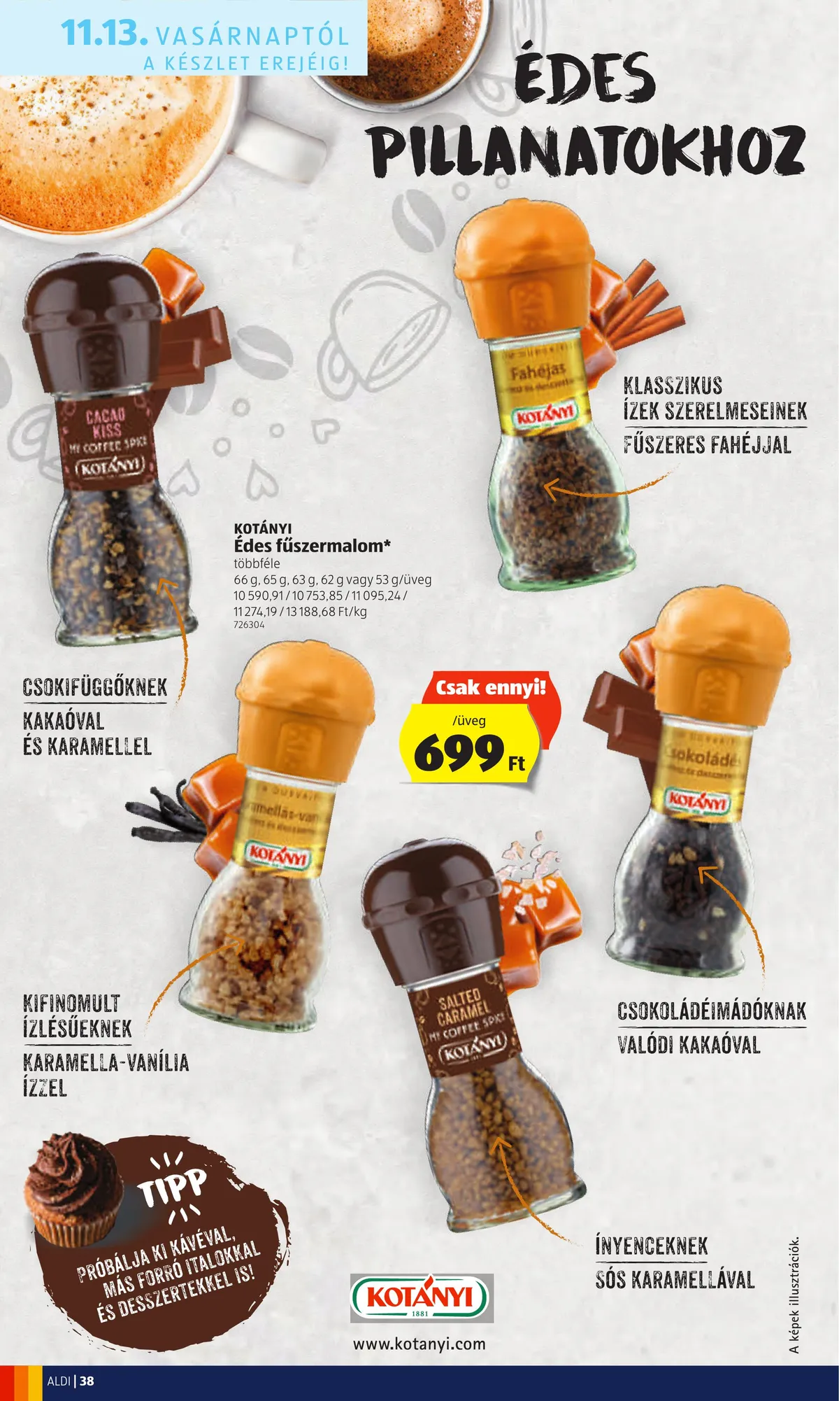 Aldi akciós újság 11.10–11.16 – 38. oldal