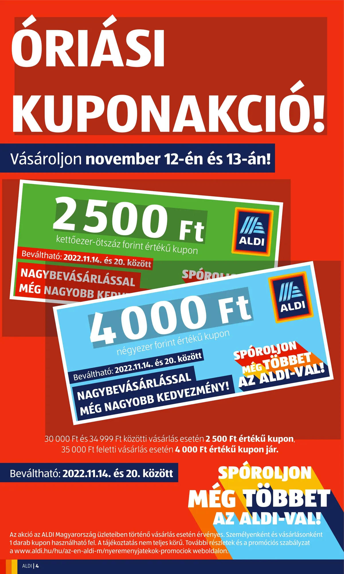Aldi akciós újság 11.10–11.16 – 4. oldal