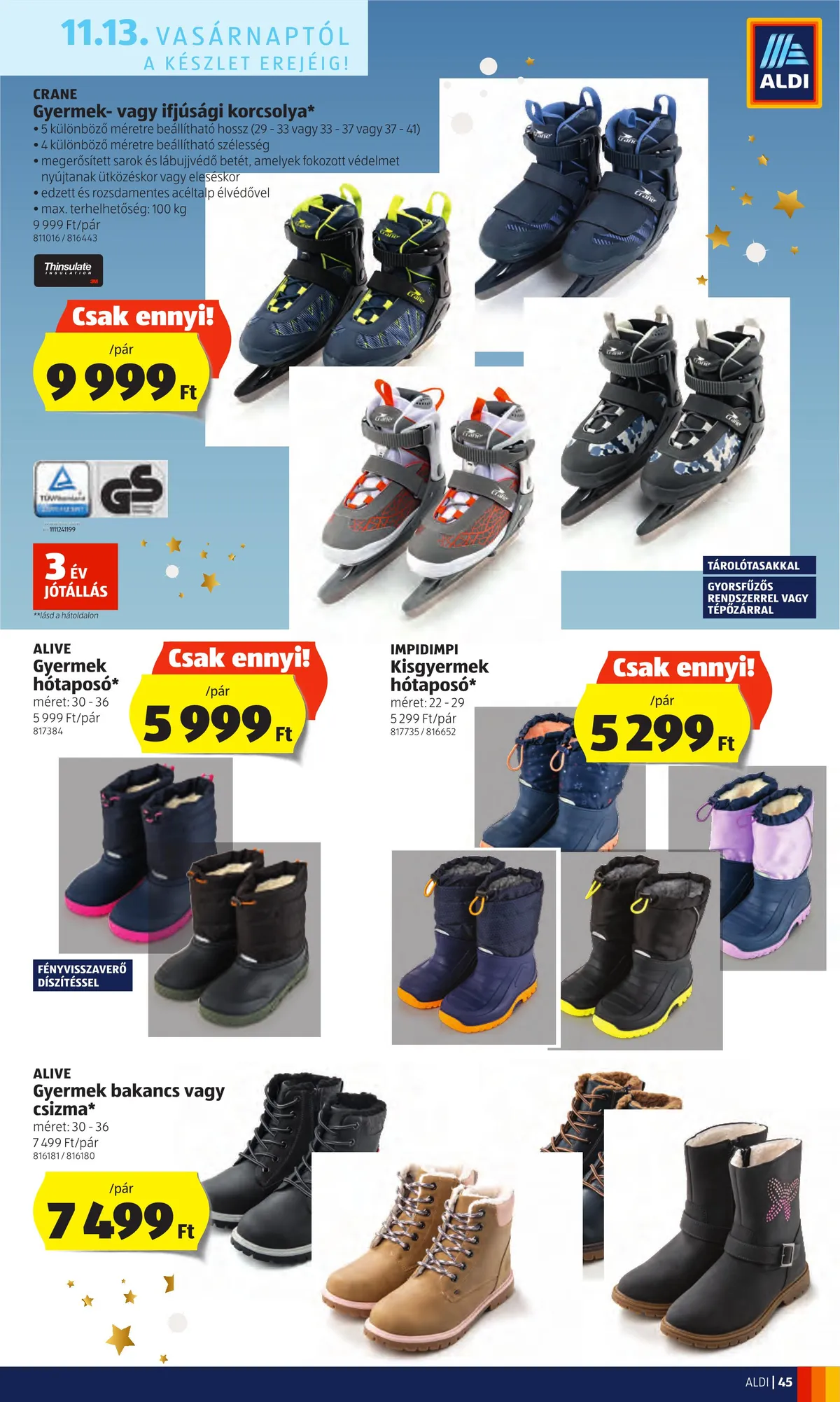 Aldi akciós újság 11.10–11.16 – 45. oldal