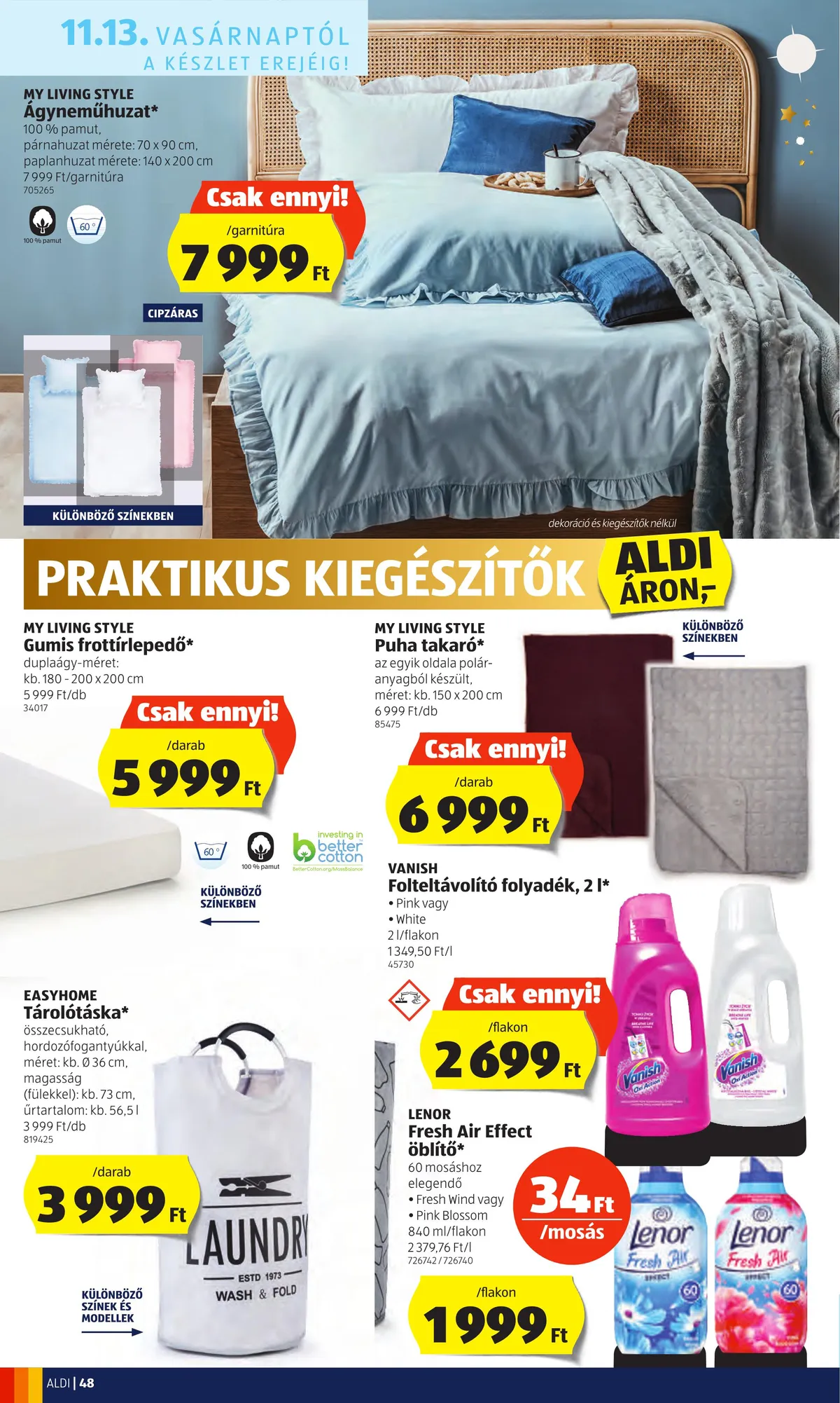 Aldi akciós újság 11.10–11.16 – 48. oldal