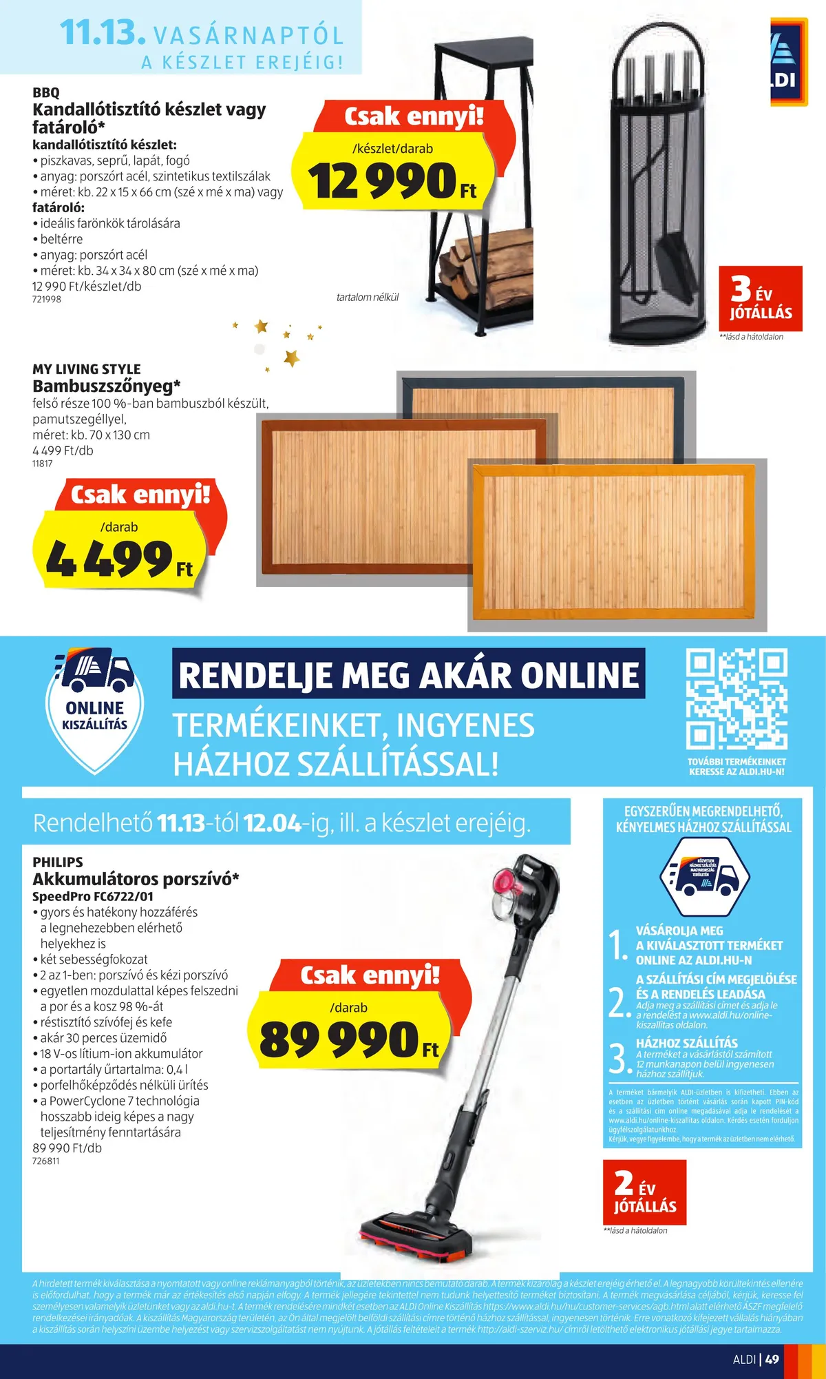 Aldi akciós újság 11.10–11.16 – 49. oldal