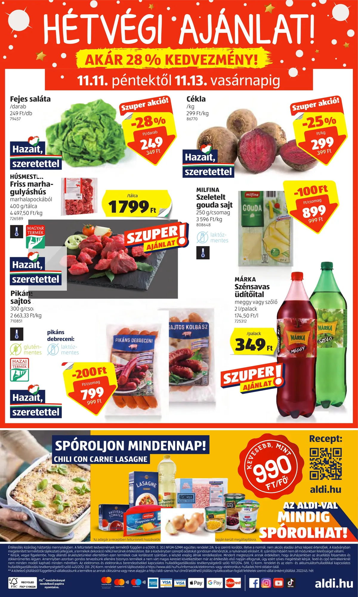 Aldi akciós újság 11.10–11.16 – 56. oldal