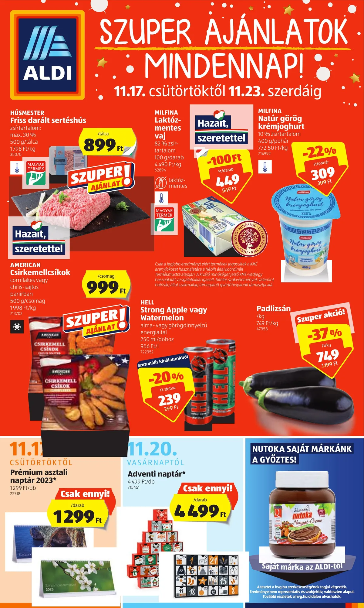Aldi akciós újság 11.17–11.23