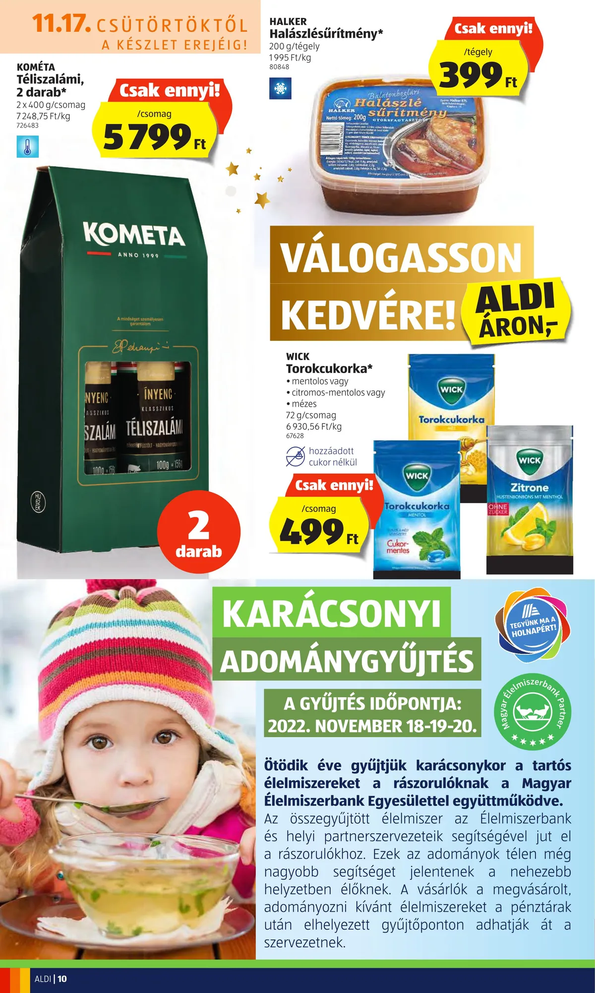 Aldi akciós újság 11.17–11.23 – 10. oldal