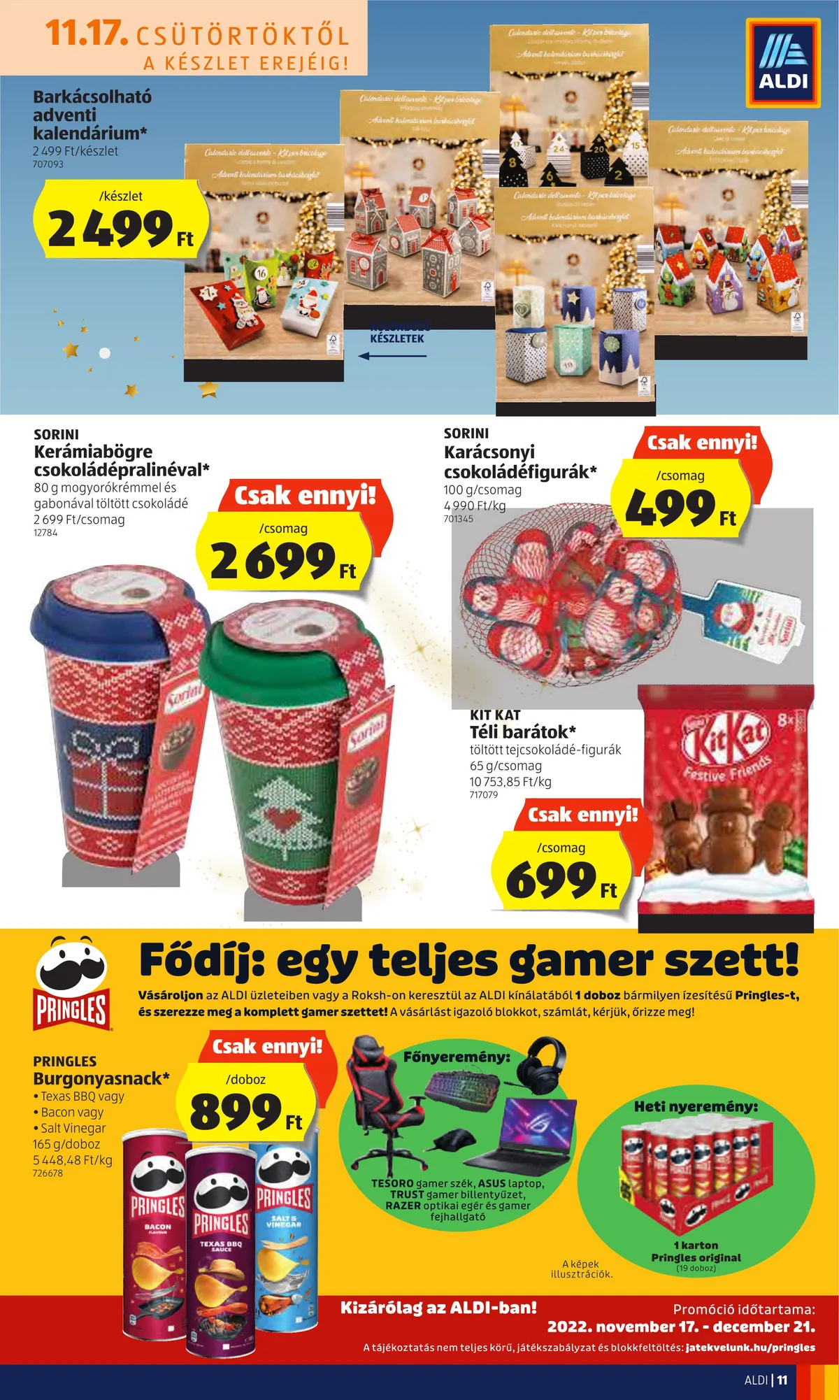 Aldi akciós újság 11.17–11.23 – 11. oldal