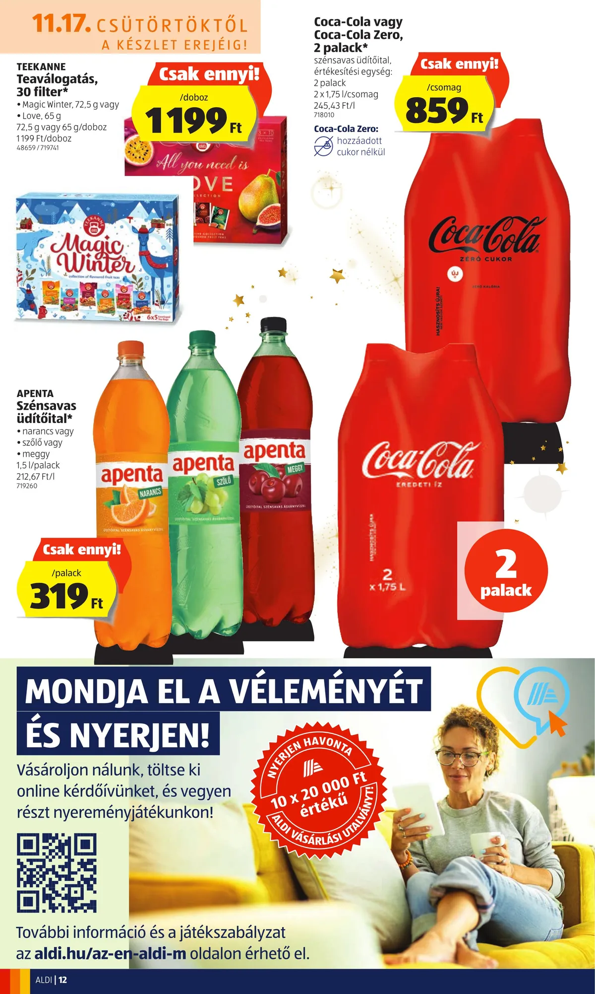 Aldi akciós újság 11.17–11.23 – 12. oldal