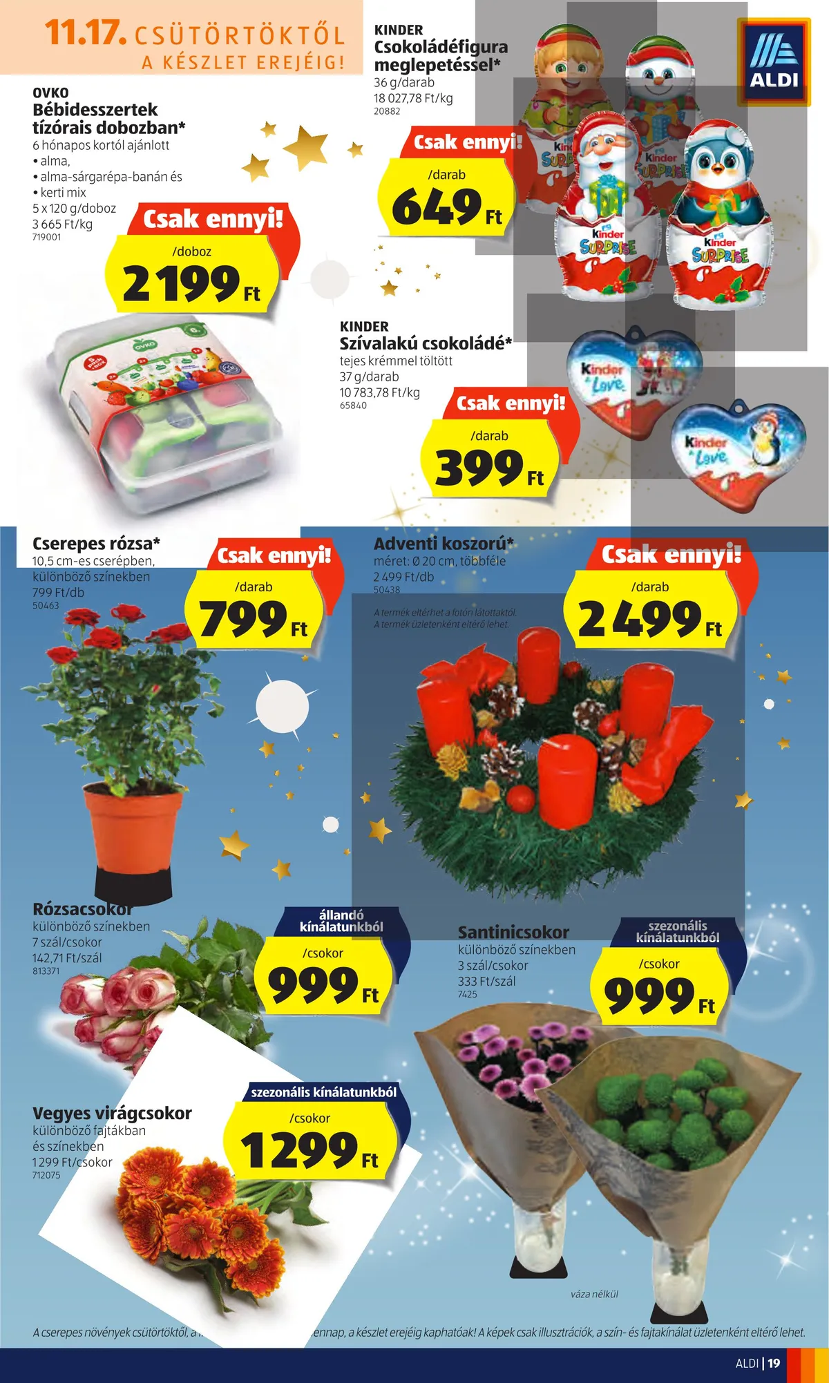 Aldi akciós újság 11.17–11.23 – 19. oldal
