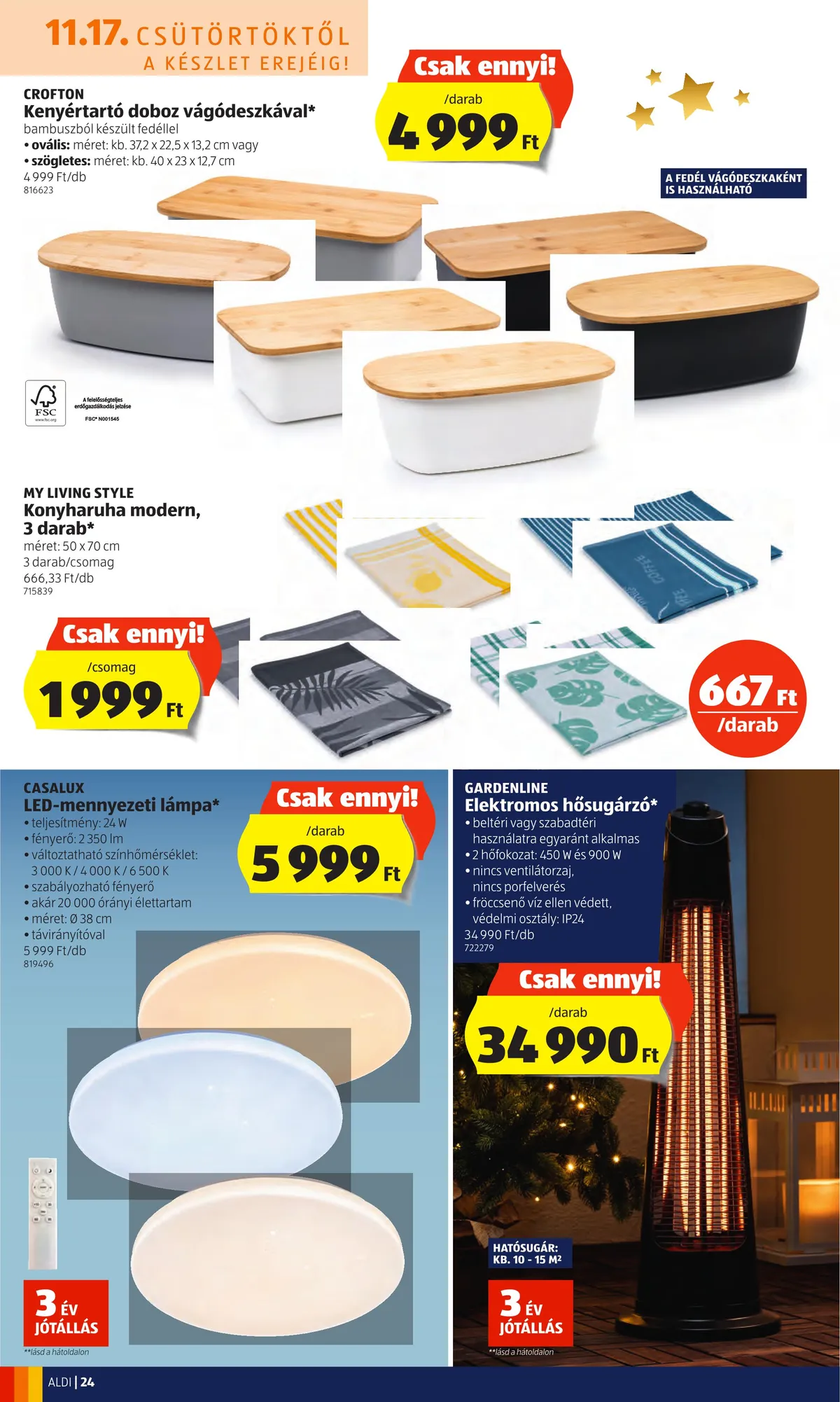 Aldi akciós újság 11.17–11.23 – 24. oldal