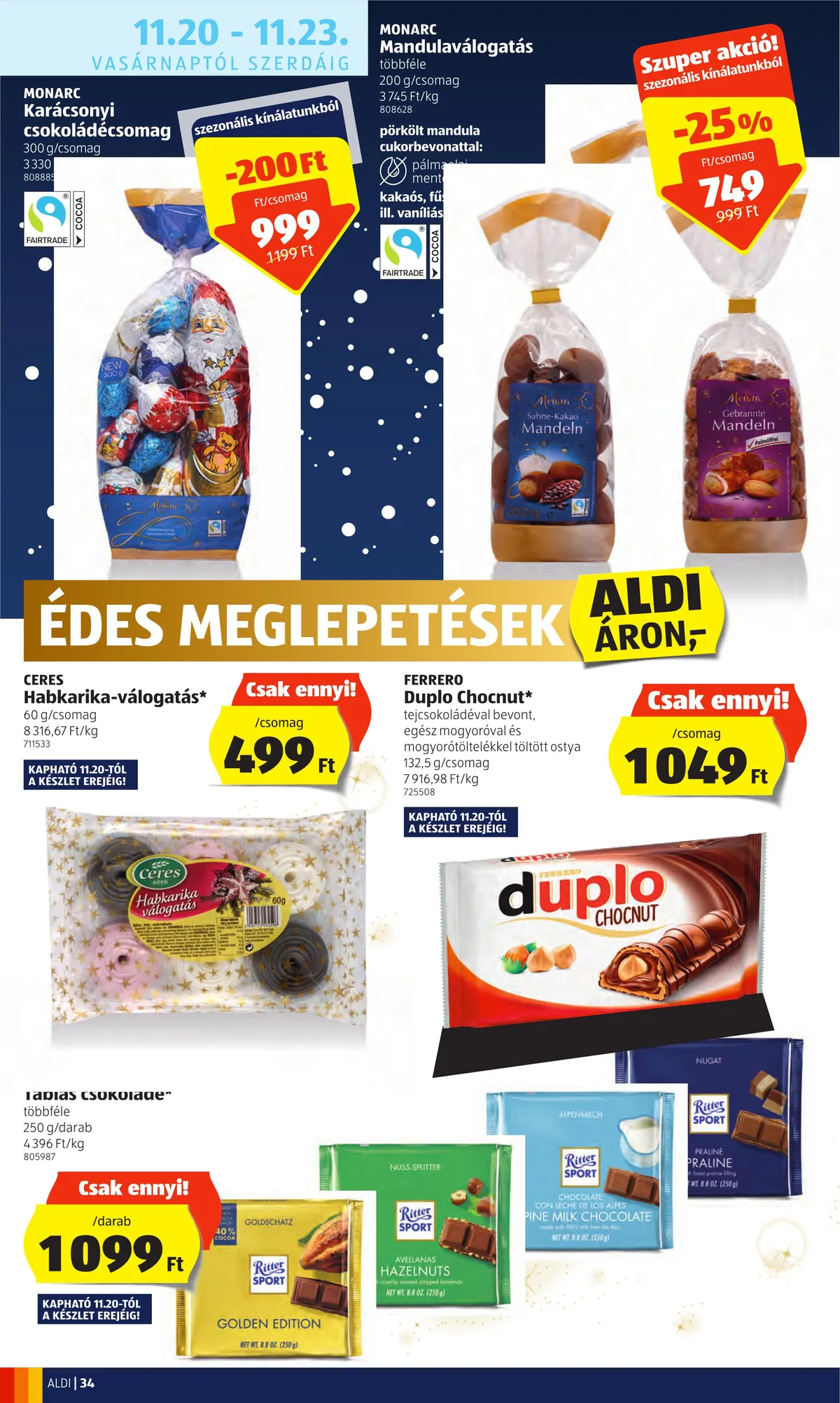 Aldi akciós újság 11.17–11.23 – 34. oldal