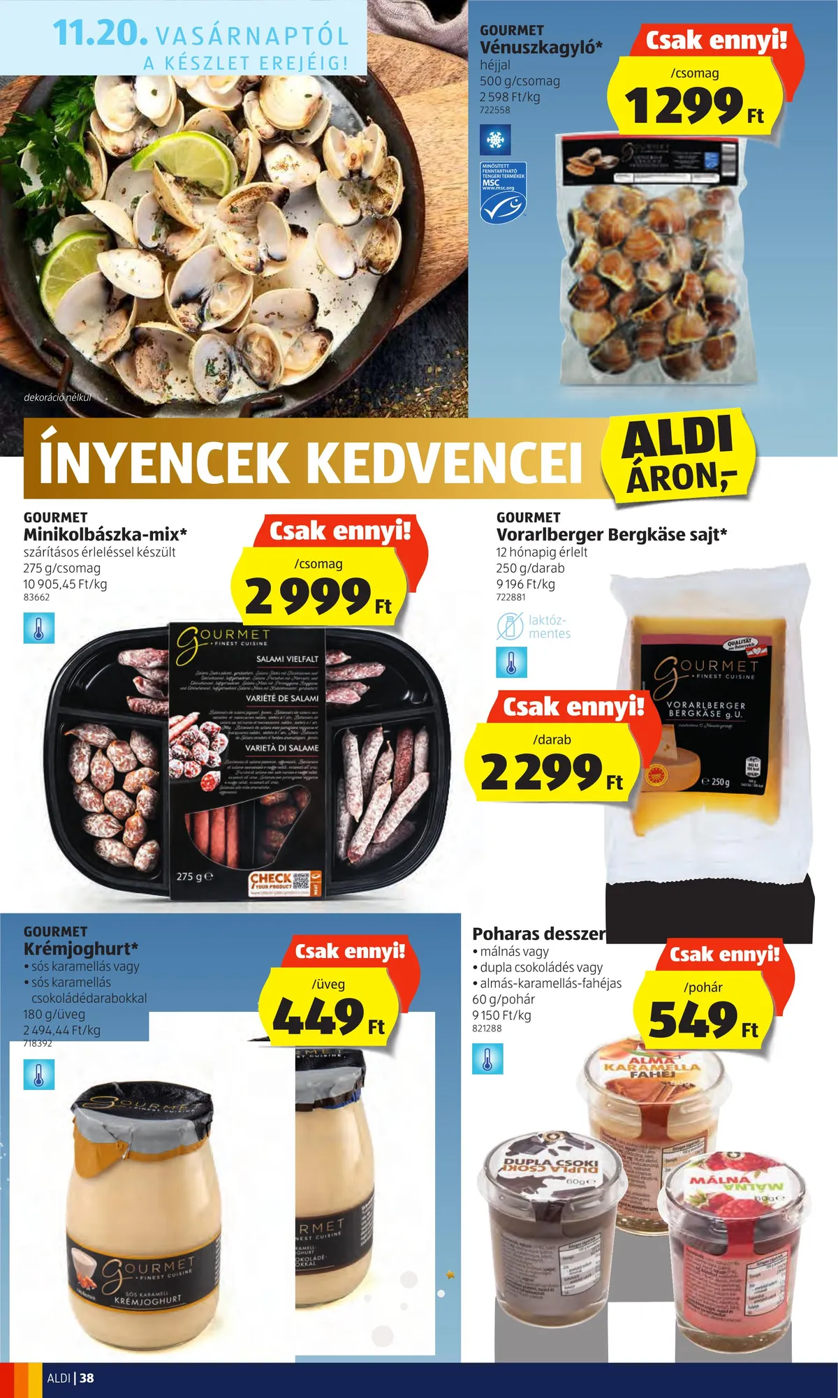 Aldi akciós újság 11.17–11.23 – 38. oldal