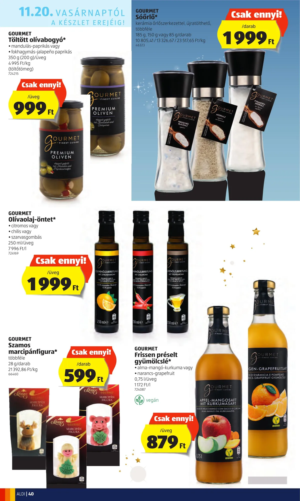 Aldi akciós újság 11.17–11.23 – 40. oldal