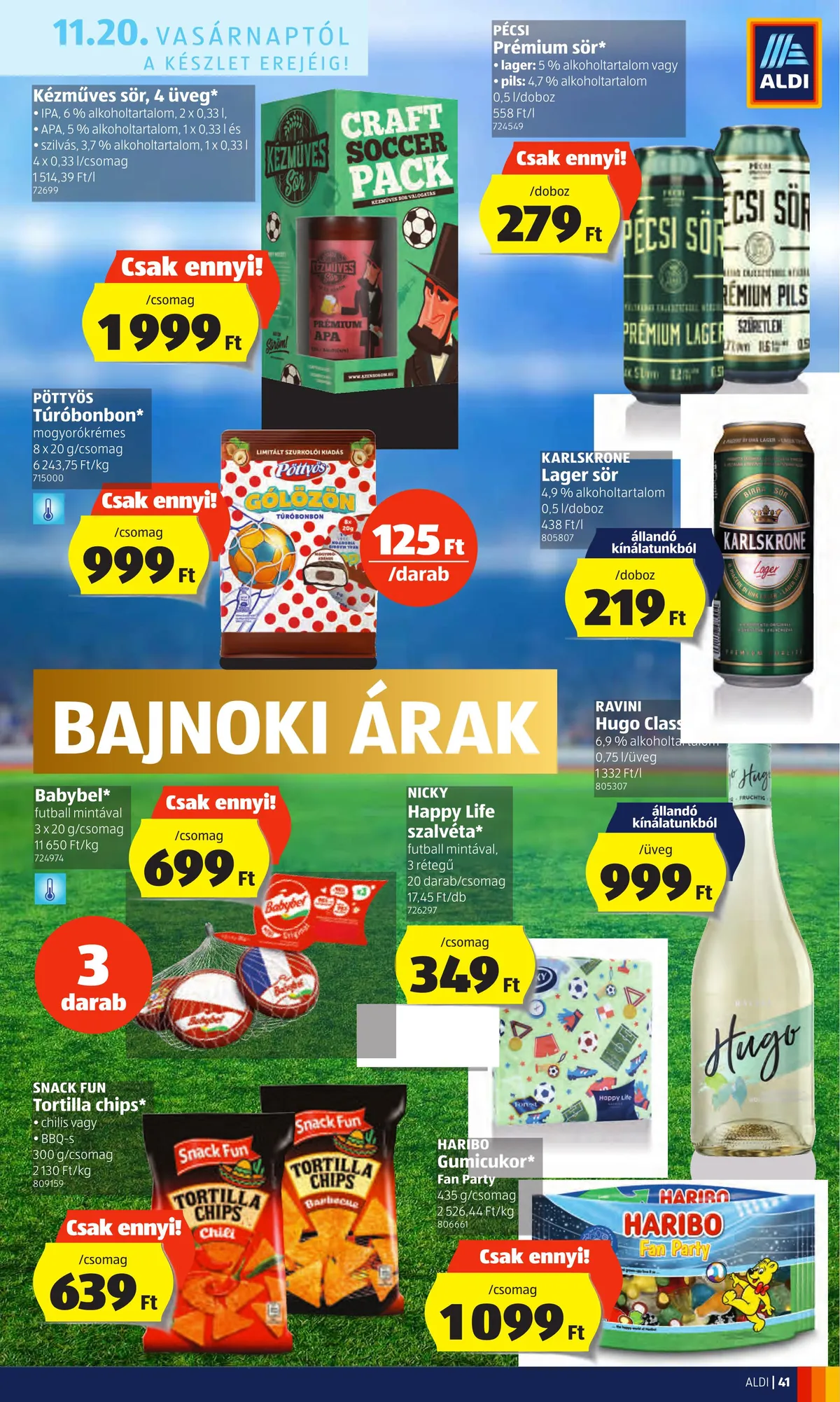 Aldi akciós újság 11.17–11.23 – 41. oldal