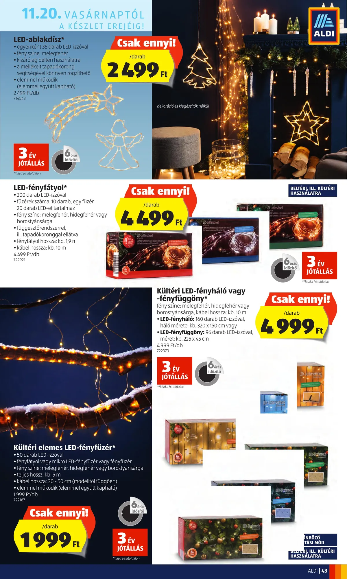 Aldi akciós újság 11.17–11.23 – 43. oldal