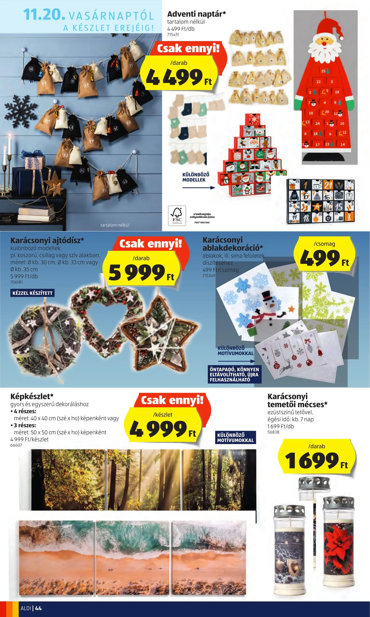 Aldi akciós újság 11.17–11.23 – 44. oldal