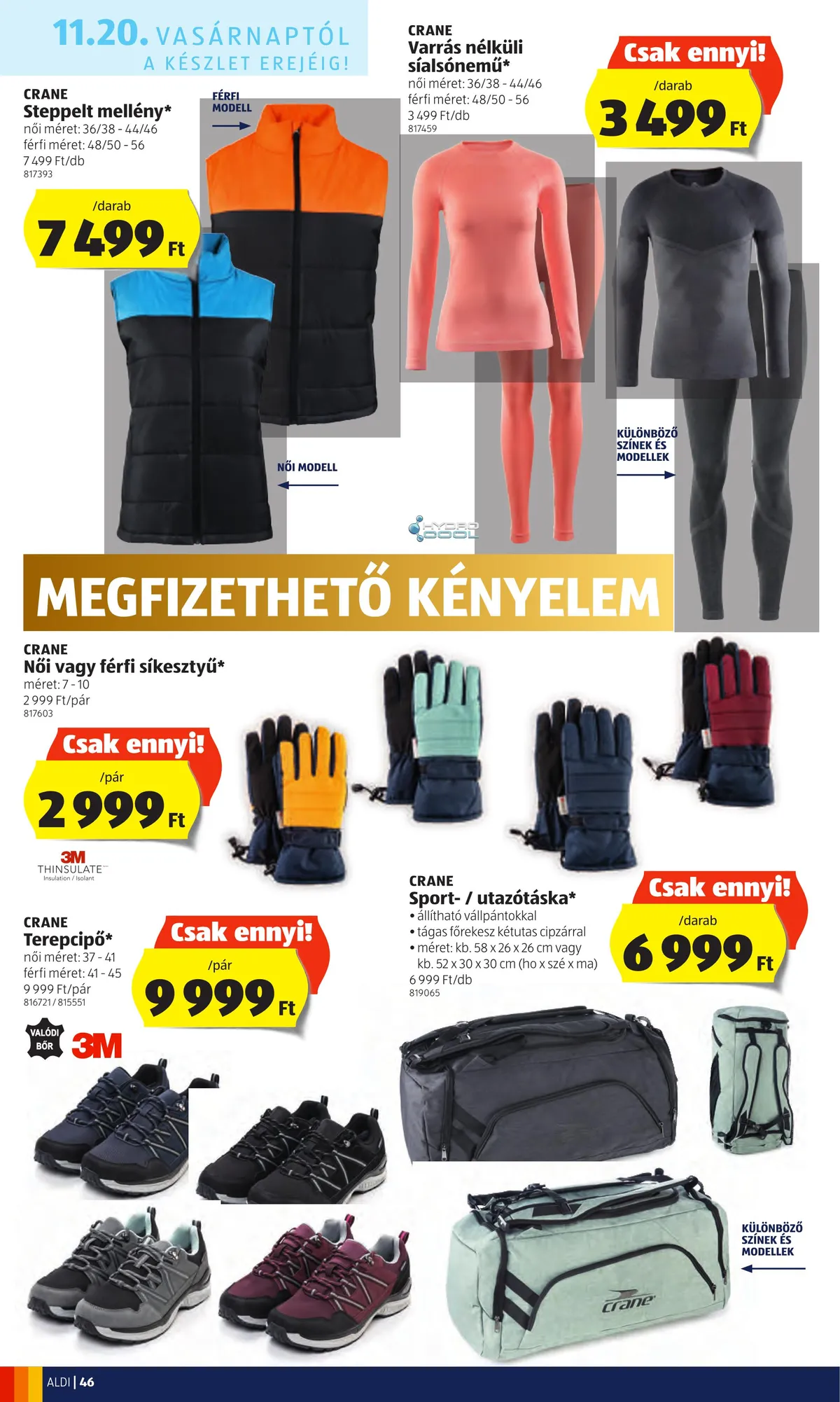 Aldi akciós újság 11.17–11.23 – 46. oldal